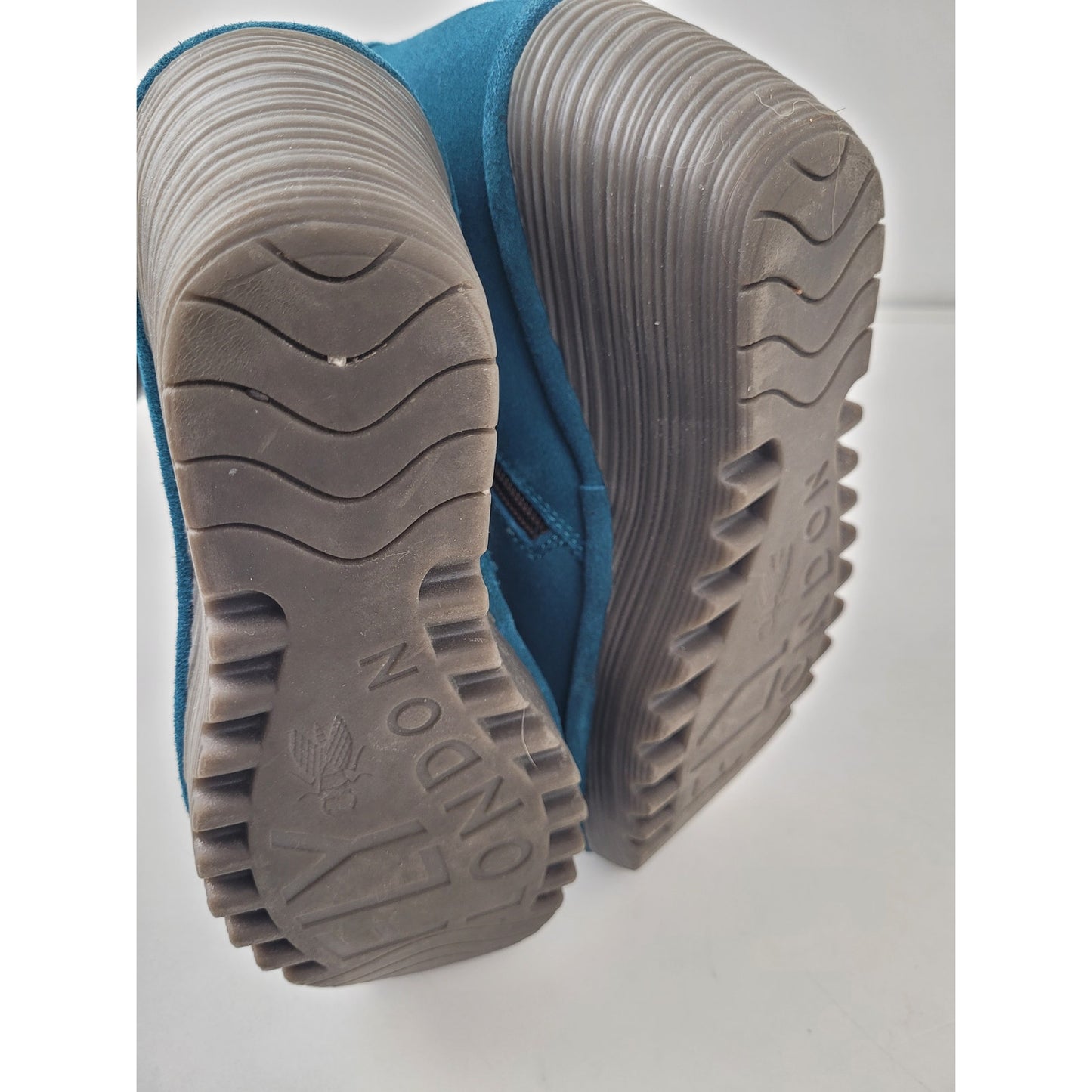 Fly London Yego Wedge Bootie in Teal Women's Sz 38