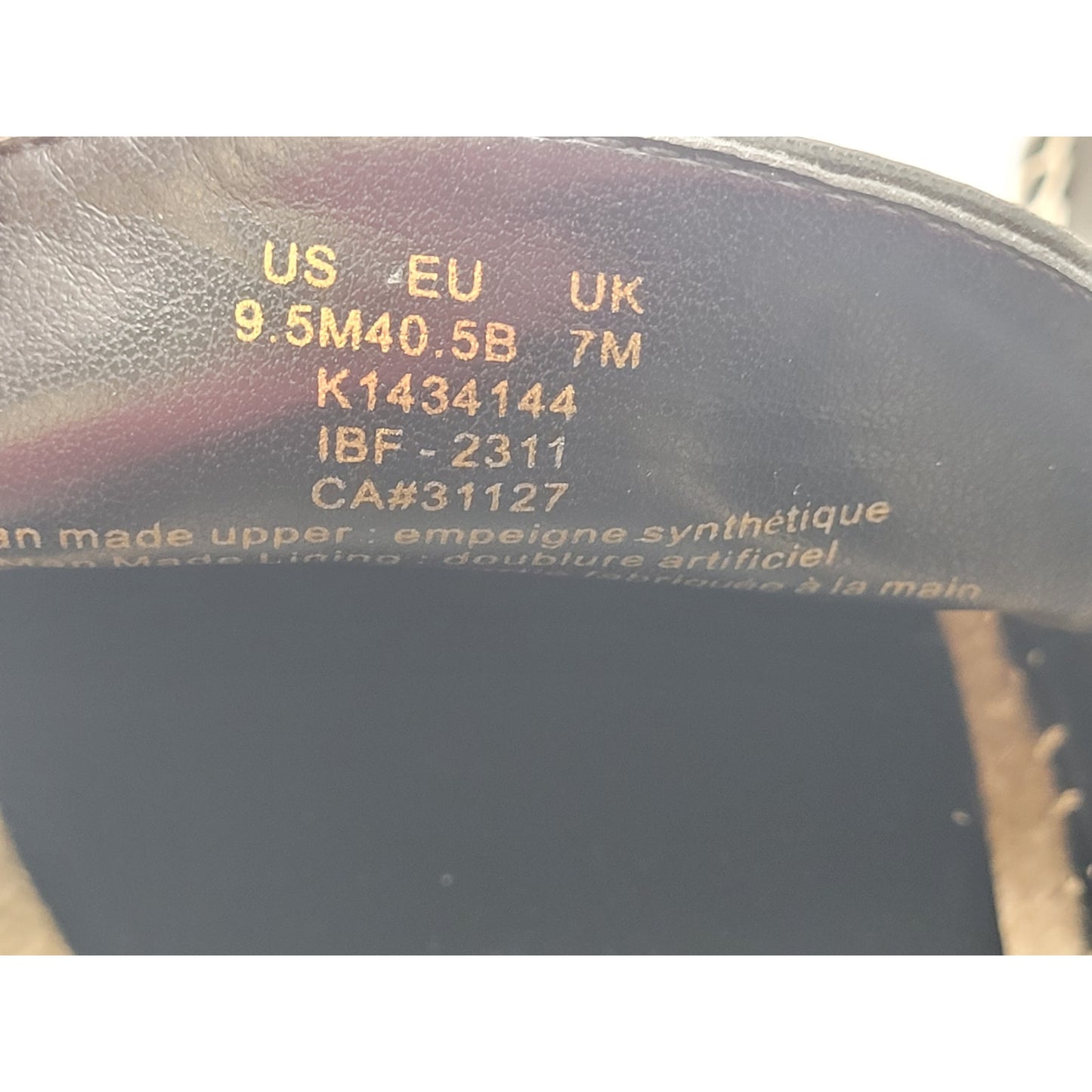 DKNY Mally Slip On Bit Buckle Espadrille Loafer Flats Sz 9.5