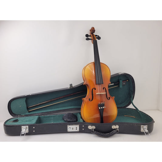 7/8 Wooden Violin with Bow & Hard Case