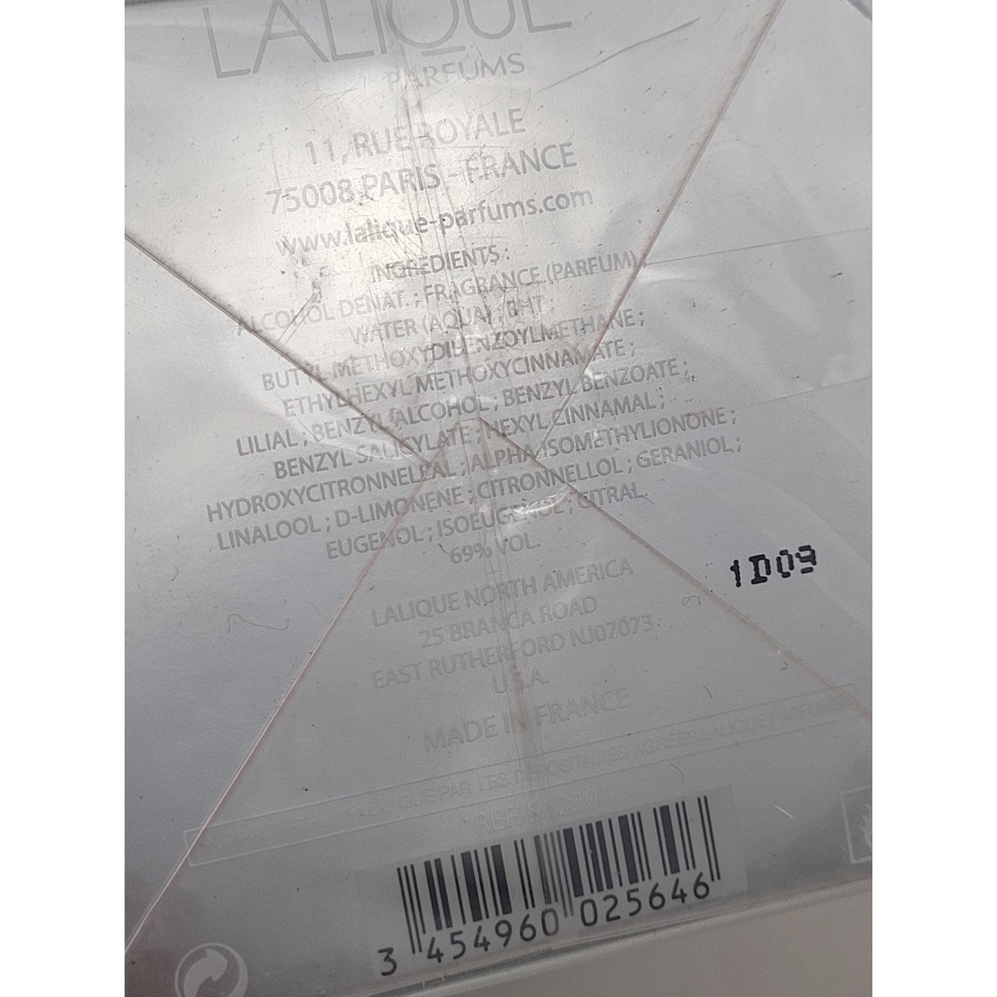 Lalique Fleur De Cristal Women's Perfume 3.3oz/100ml