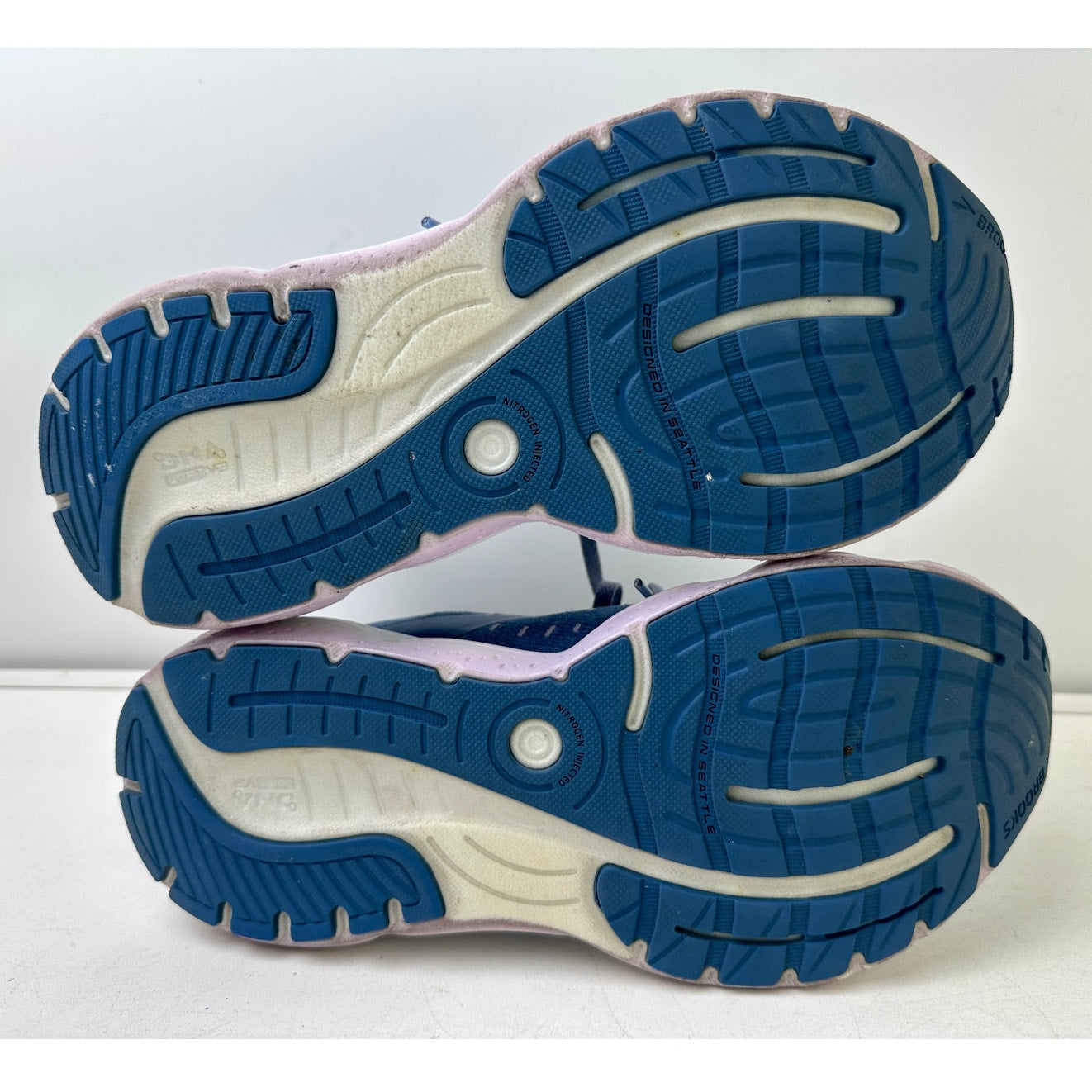 Brooks Glycerine StealthFit 20 Blue/Pastel Lilac Sneakers Women's Sz 7.5