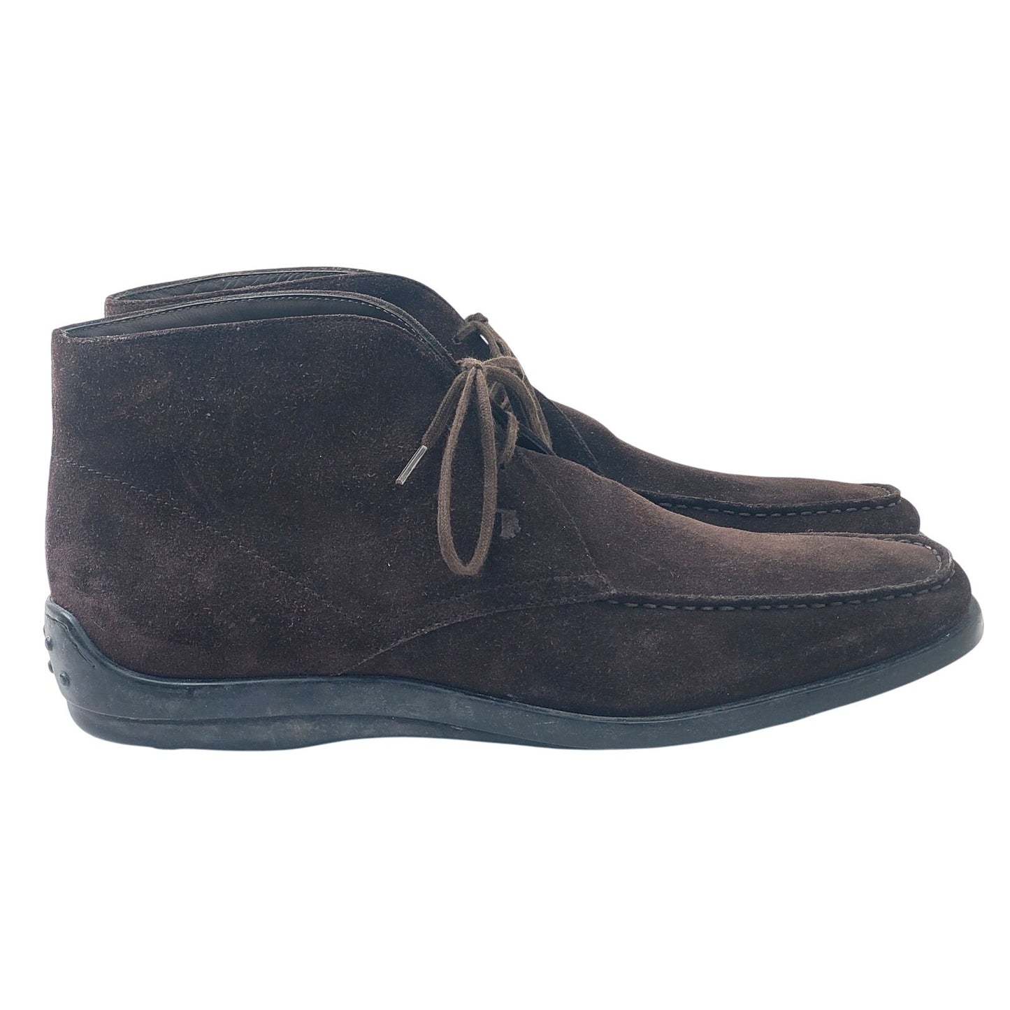 TOD'S Brown Leather Suede Chukka Boots Men's Sz UK 10/US 11 EUC