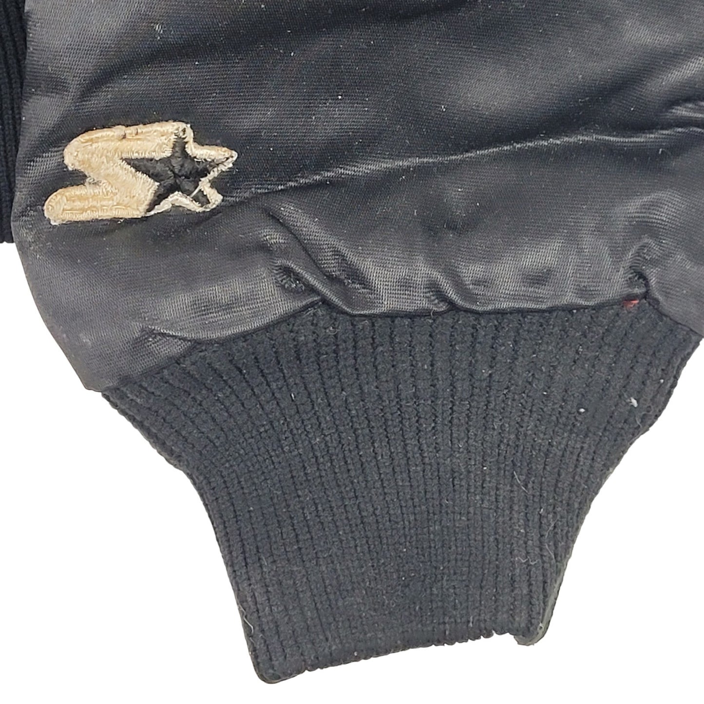 VTG 90s Pittsburgh Steelers Jacket Starter Black Satin Bomber USA Men's Sz M