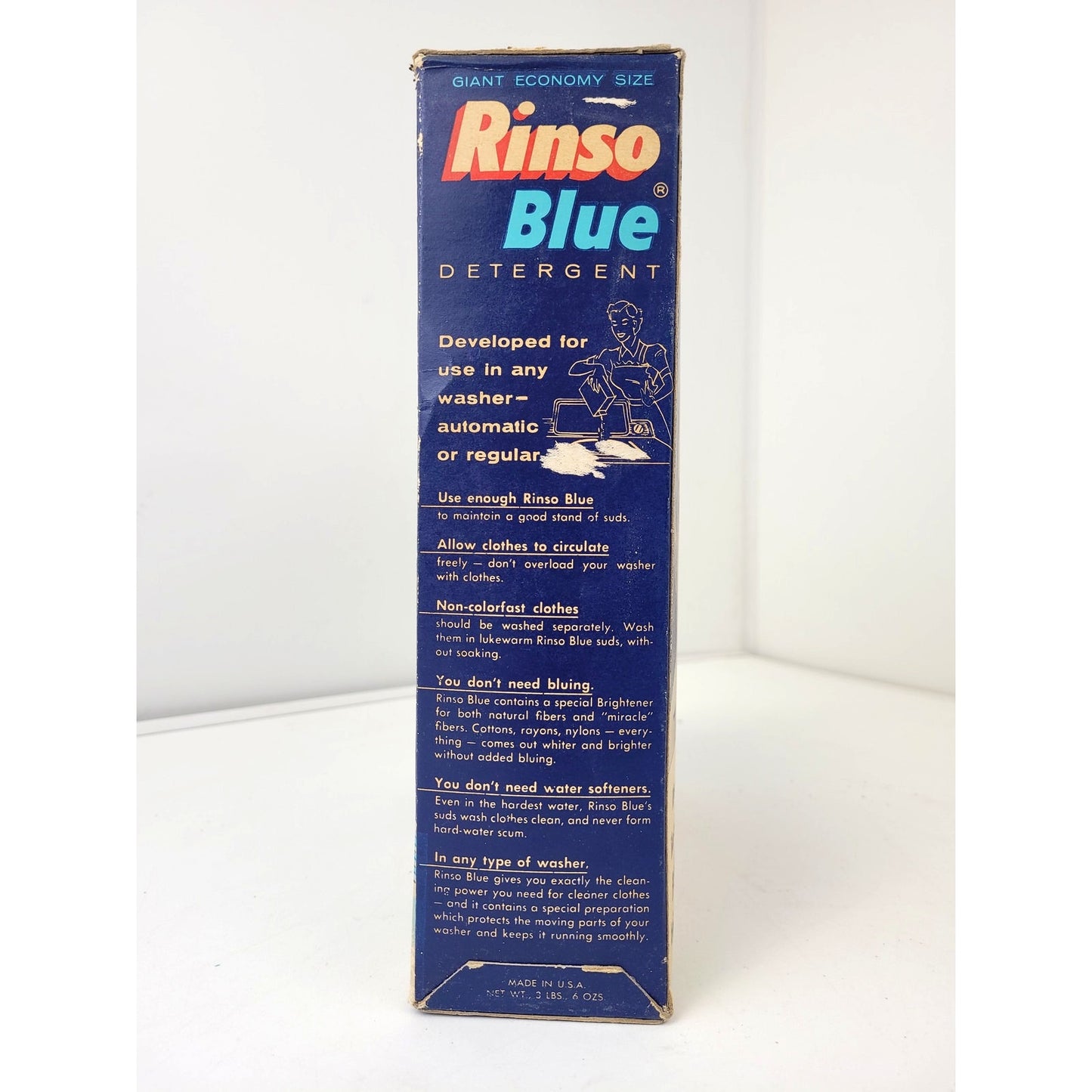 Vintage 1950s-60s Laundry Household Cleaning Supplies - Full Containers