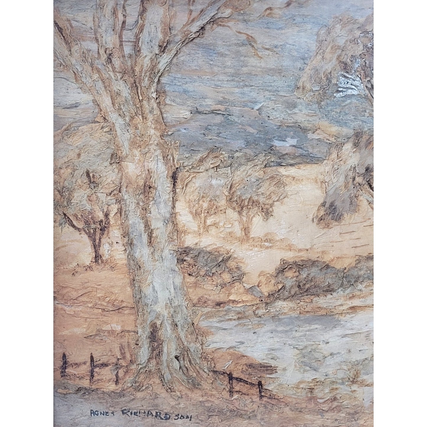 Agnes Richardson Tree Bark Australian Landscape