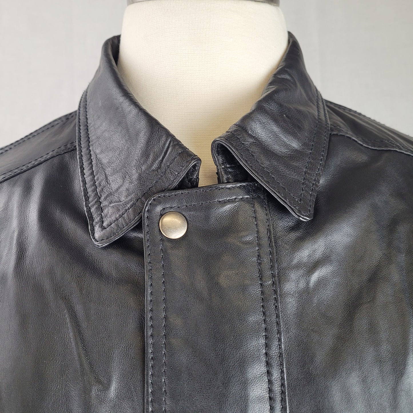 Vintage 80s Scully Leather Bomber Jacket Men's Sz XL