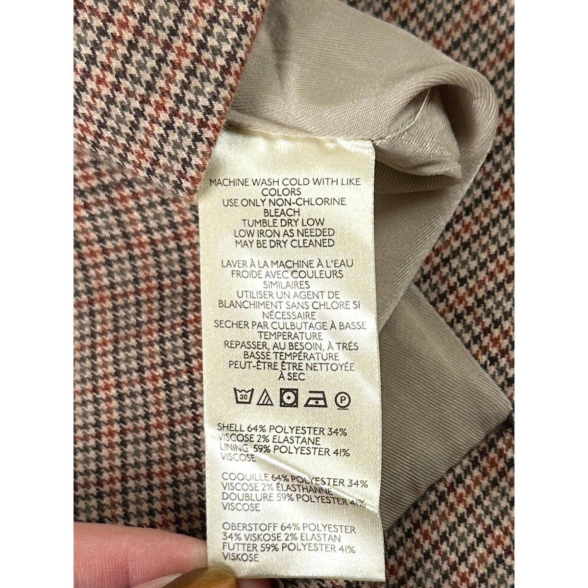 Free People Reggie Oversize Blazer in Ginger Combo Women's Sz S NWT