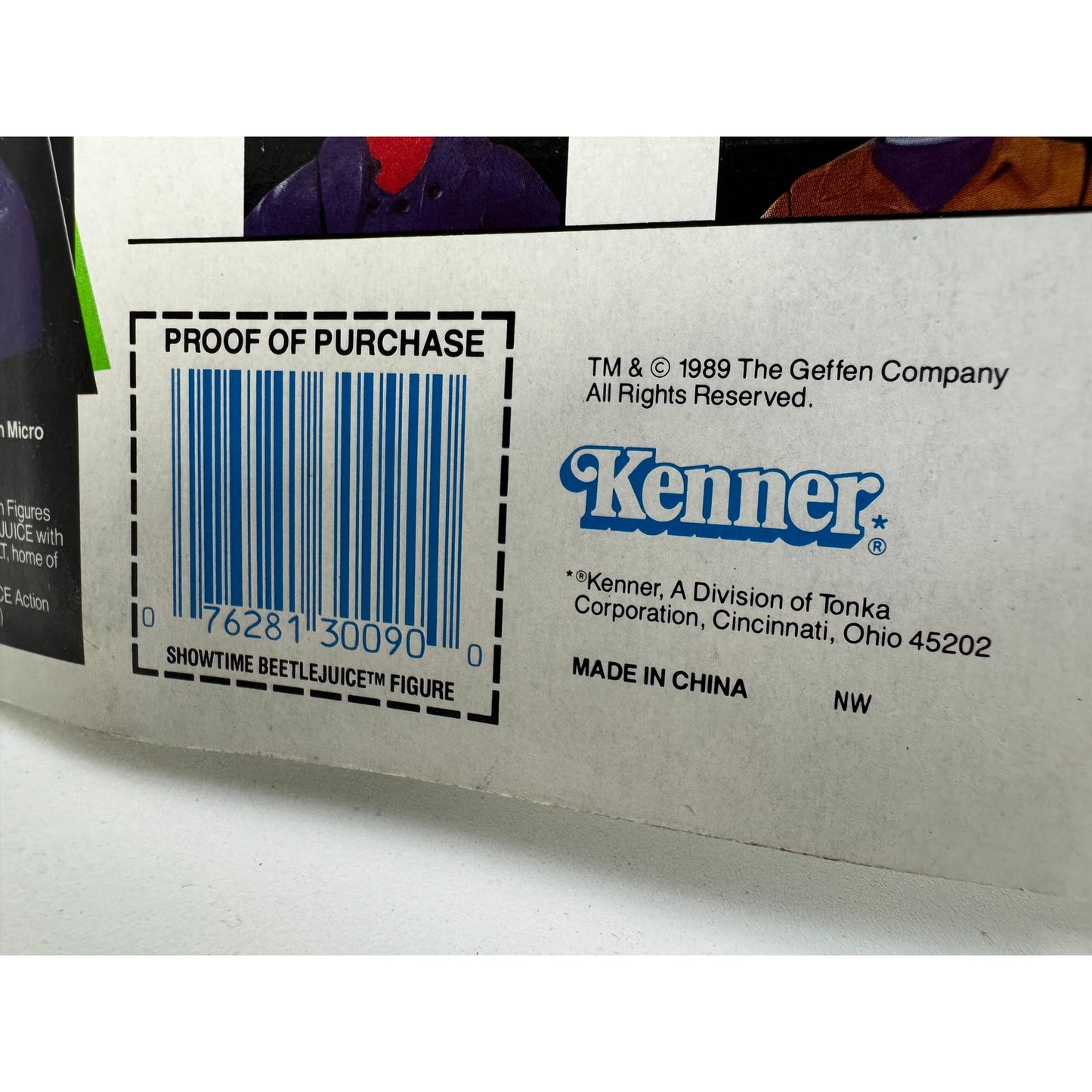 Vintage 1989 Beetlejuice Showtime Rotten Rattler Kenner