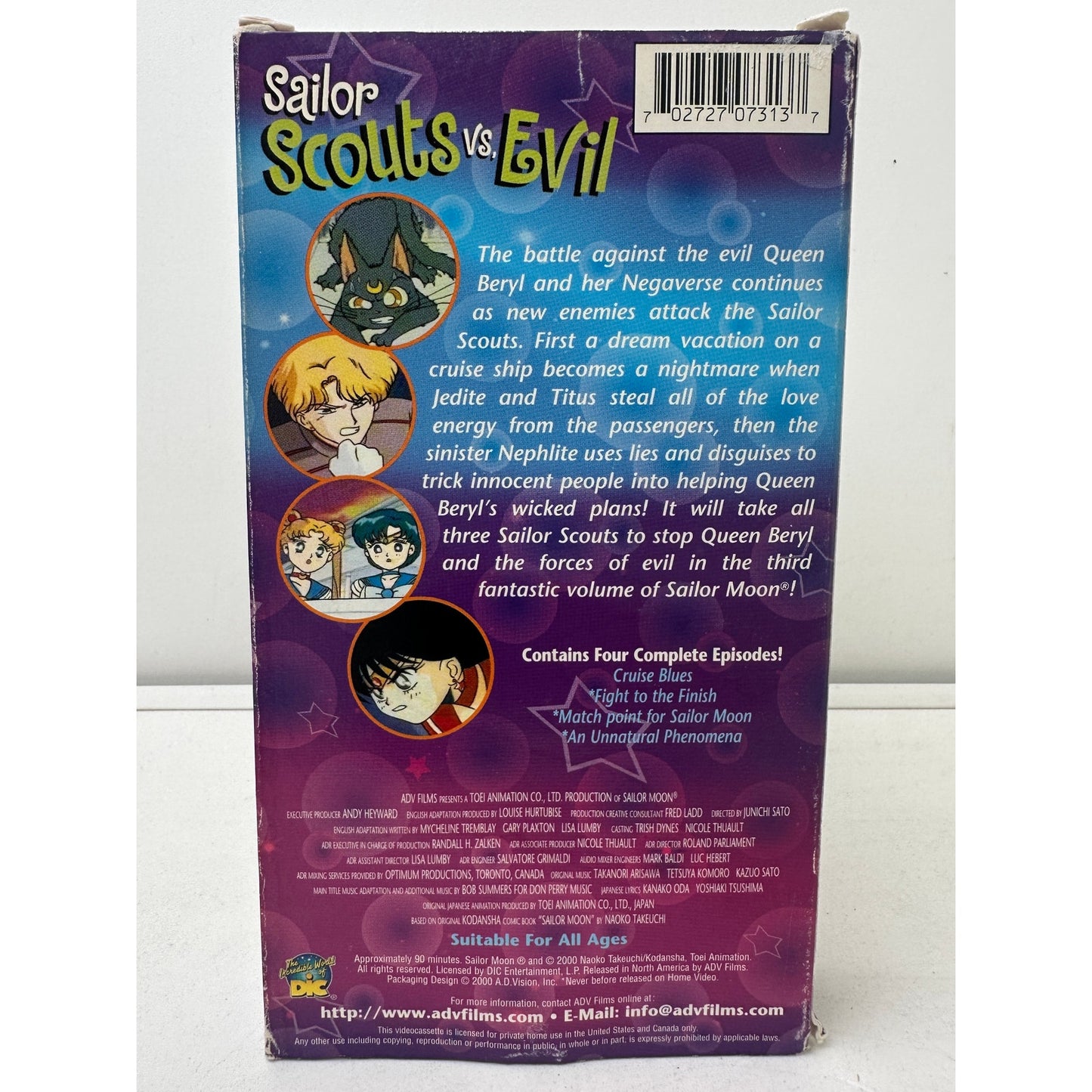 Vintage Sailor Moon VHS Lot of 6 | DiC English Dub ADV Films
