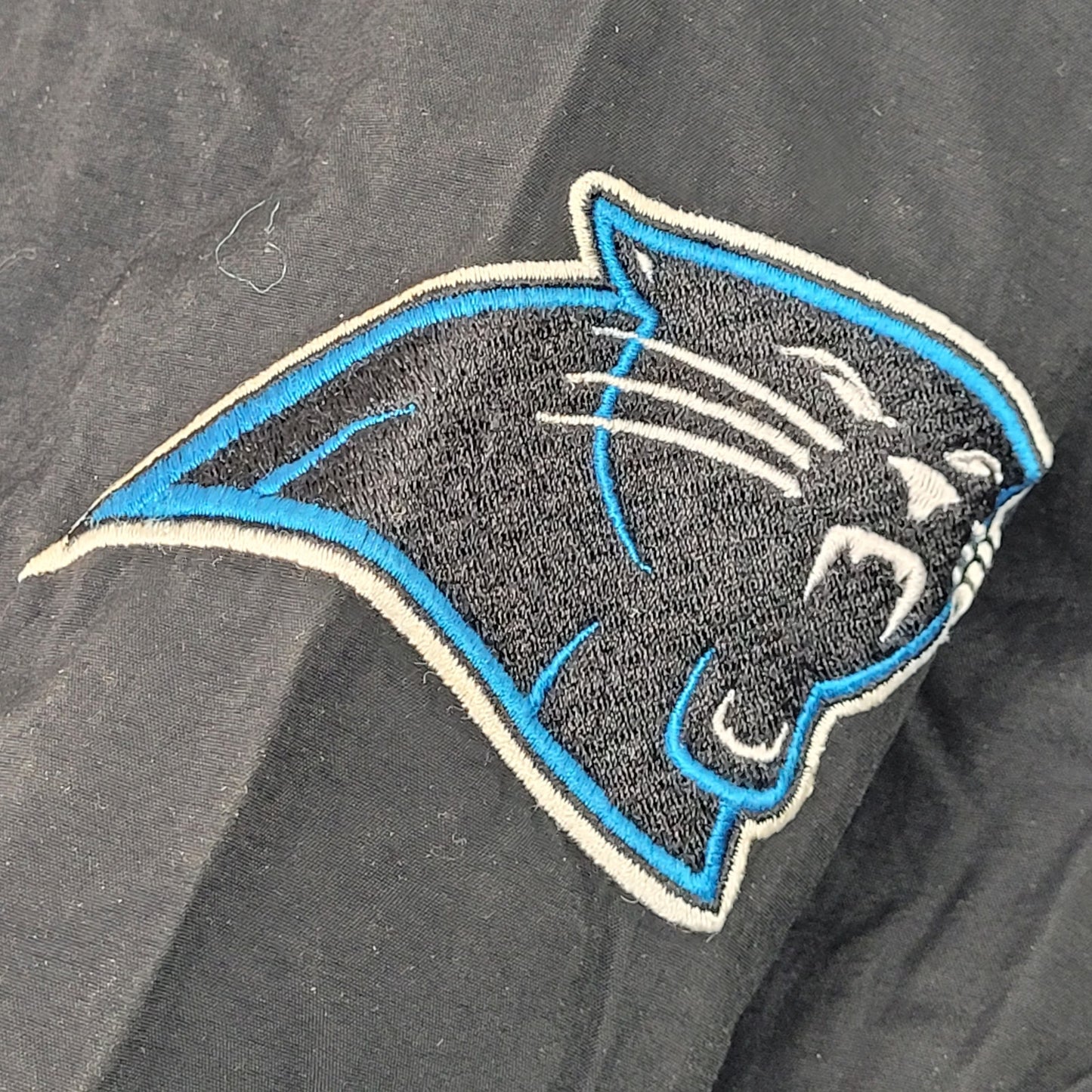 VTG 90s Oversized Carolina Panthers Starter Jacket Pro Line Hooded Men's Sz M