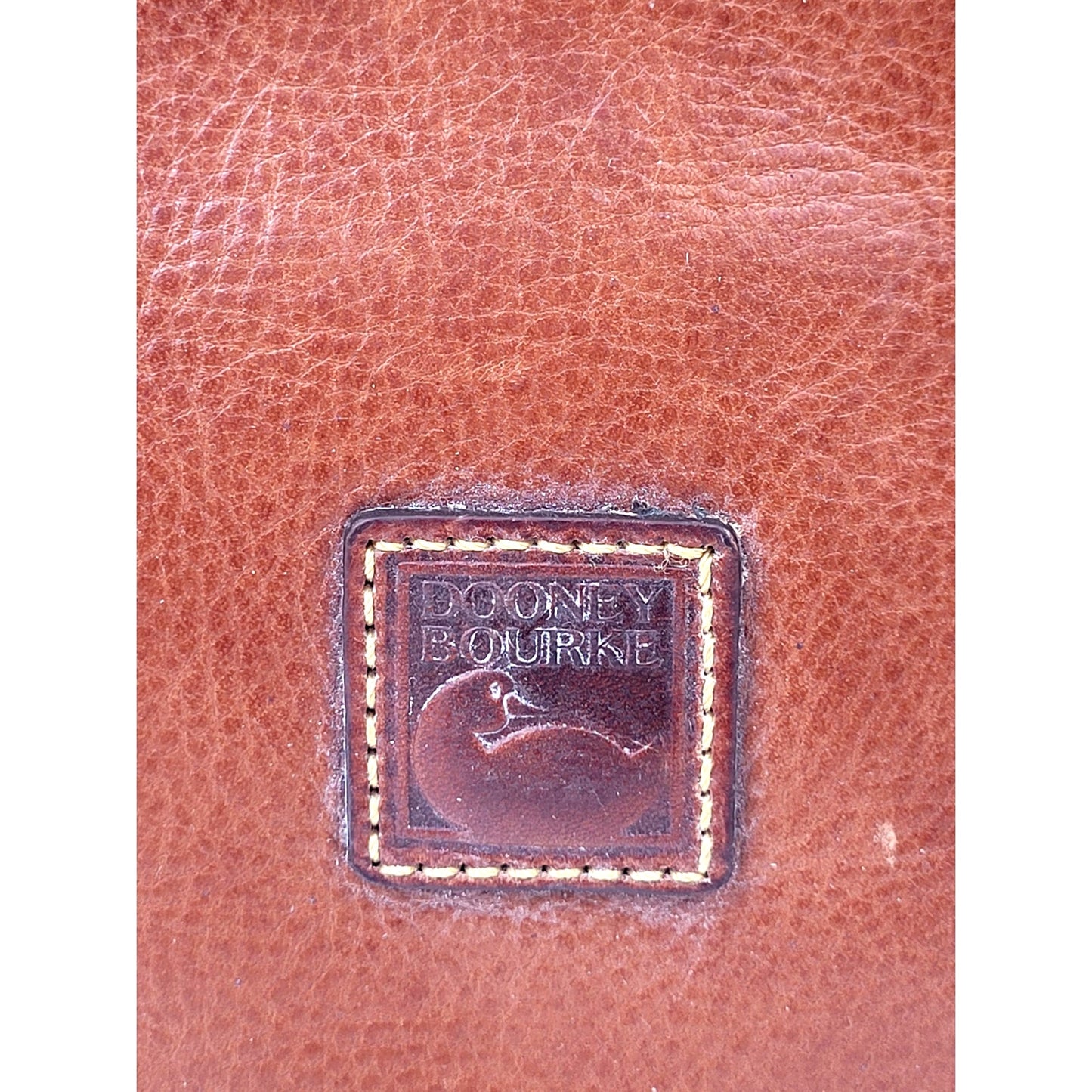 Dooney & Bourke Pebble Grain Crossbody Bag in Caramel w Tassel Accent