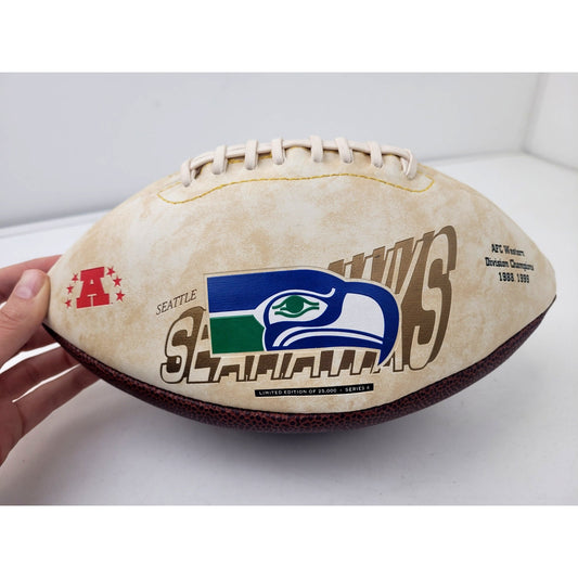Seattle Seahawks AFC Western Division Champs Vintage Football | 1 of 25,000