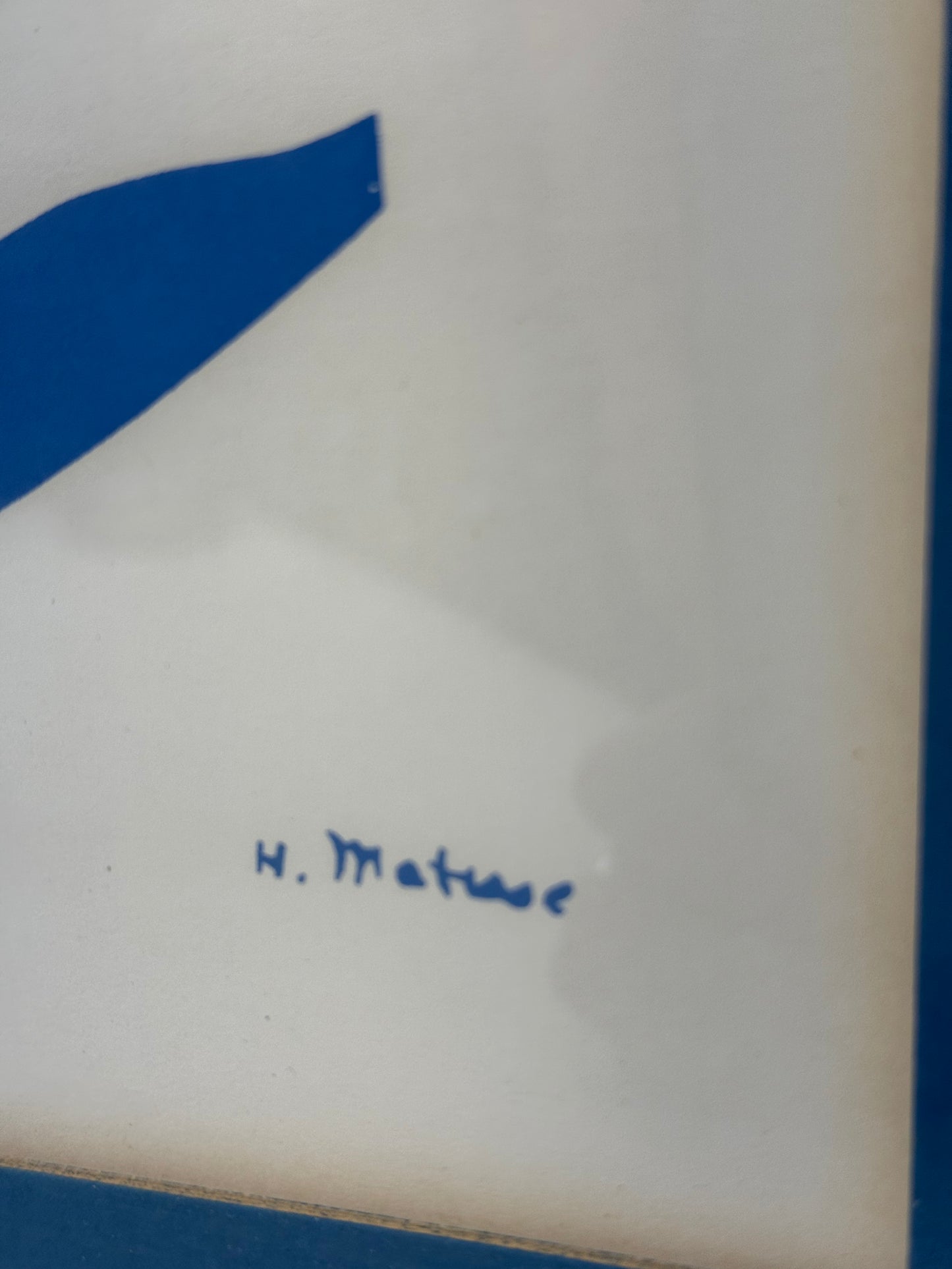 Authentic Hans Silkscreen Reproduction of Henri Matisse "NUDE" Print (FRENCH 1869-1954)