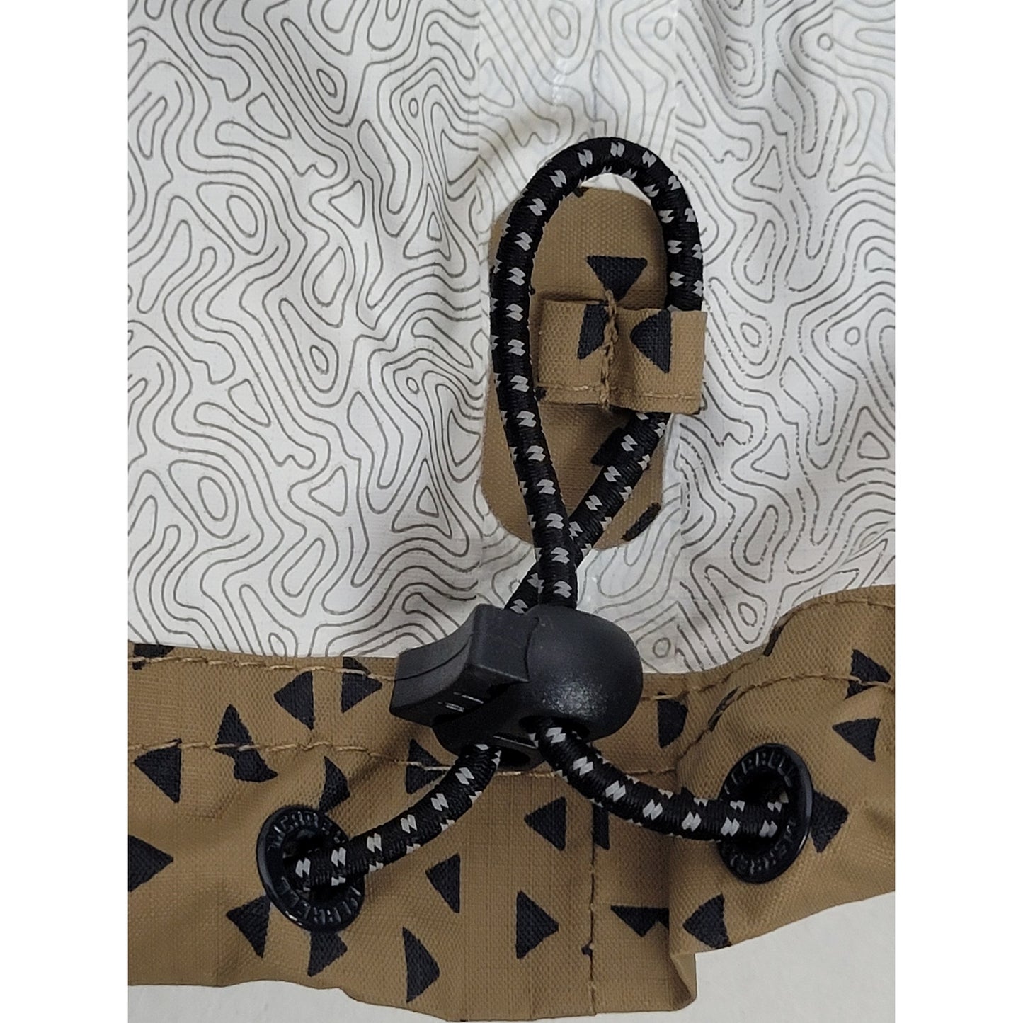 MERRELL Abstract Print Windbreaker Waterproof Full Zip Jacket Women's Sz XS