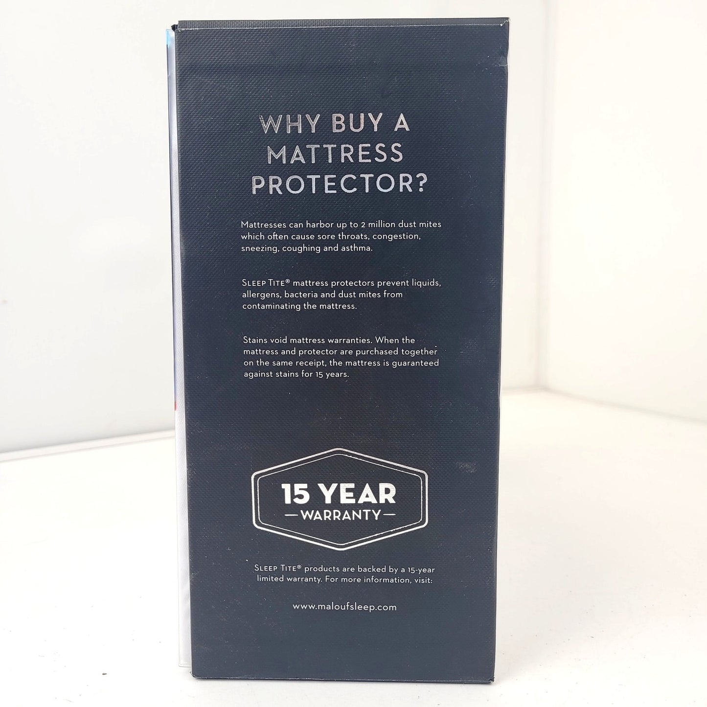 Malouf Sleep Tite Five-Sided Omniphase Mattress Protrector 100% Waterproof Queen