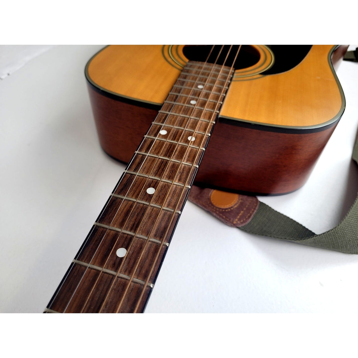 Fender DG-10LH NS Left-handed Acoustic Guitar w Case EUC