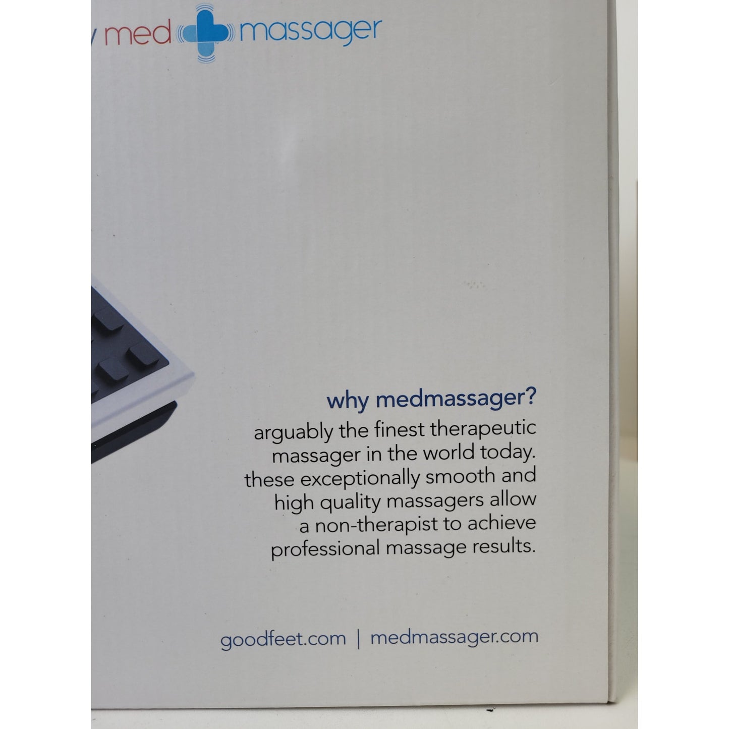 MEDMassager The Good Feet Store Therapeutic Foot Massager 11-Speed Black