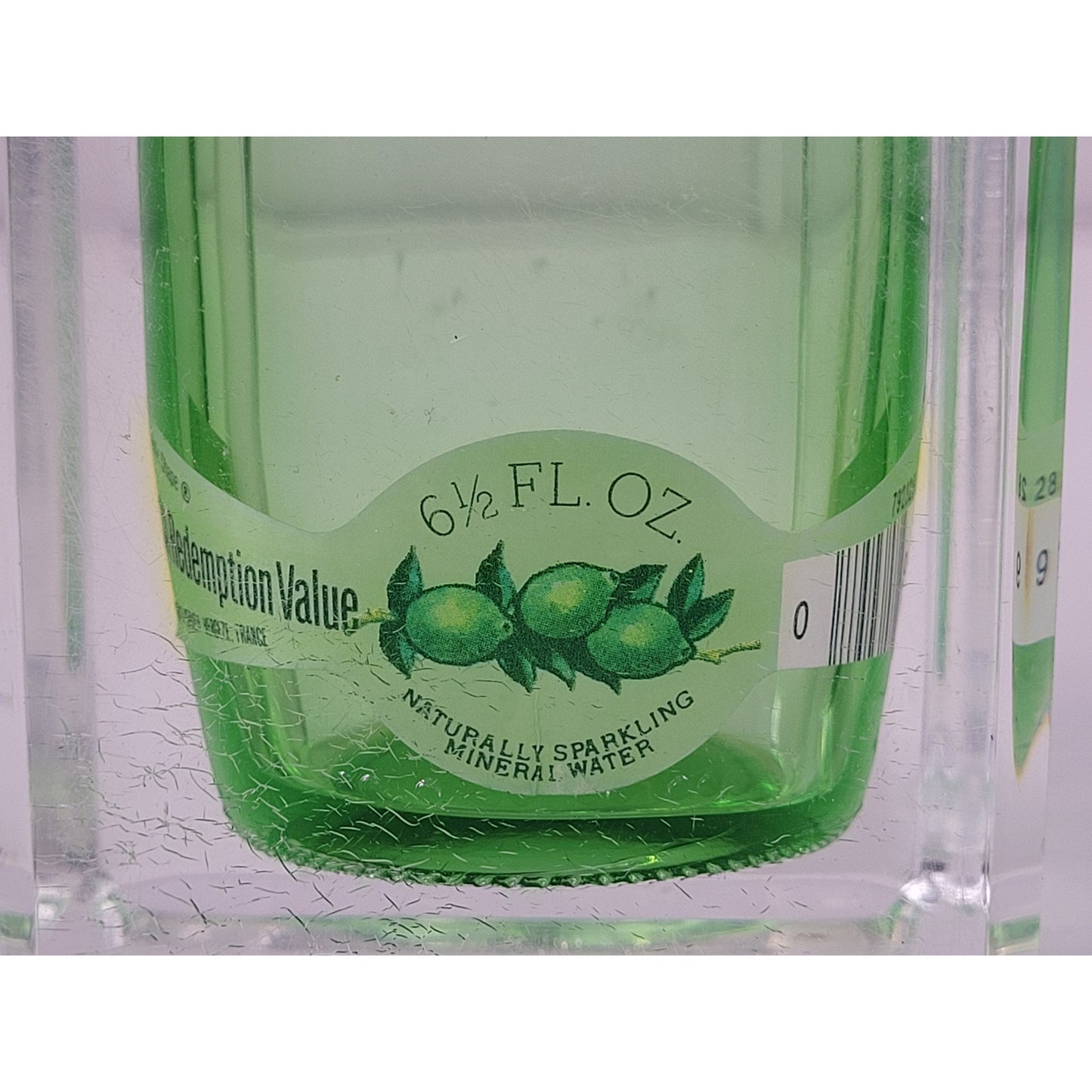 Vintage PERRIER Water Bottle in Lucite Advertising Display Paperweight 70s