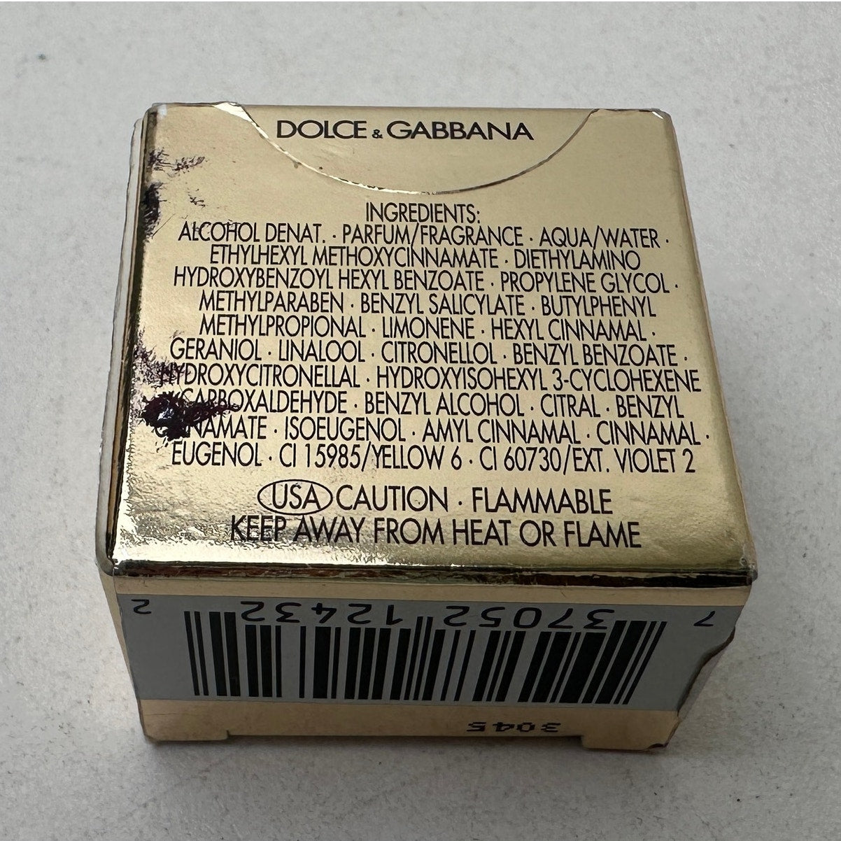 Dolce & Gabbana The One Eau de Parfum 5 ml Miniature Splash Perfume Lot (Set of 2)