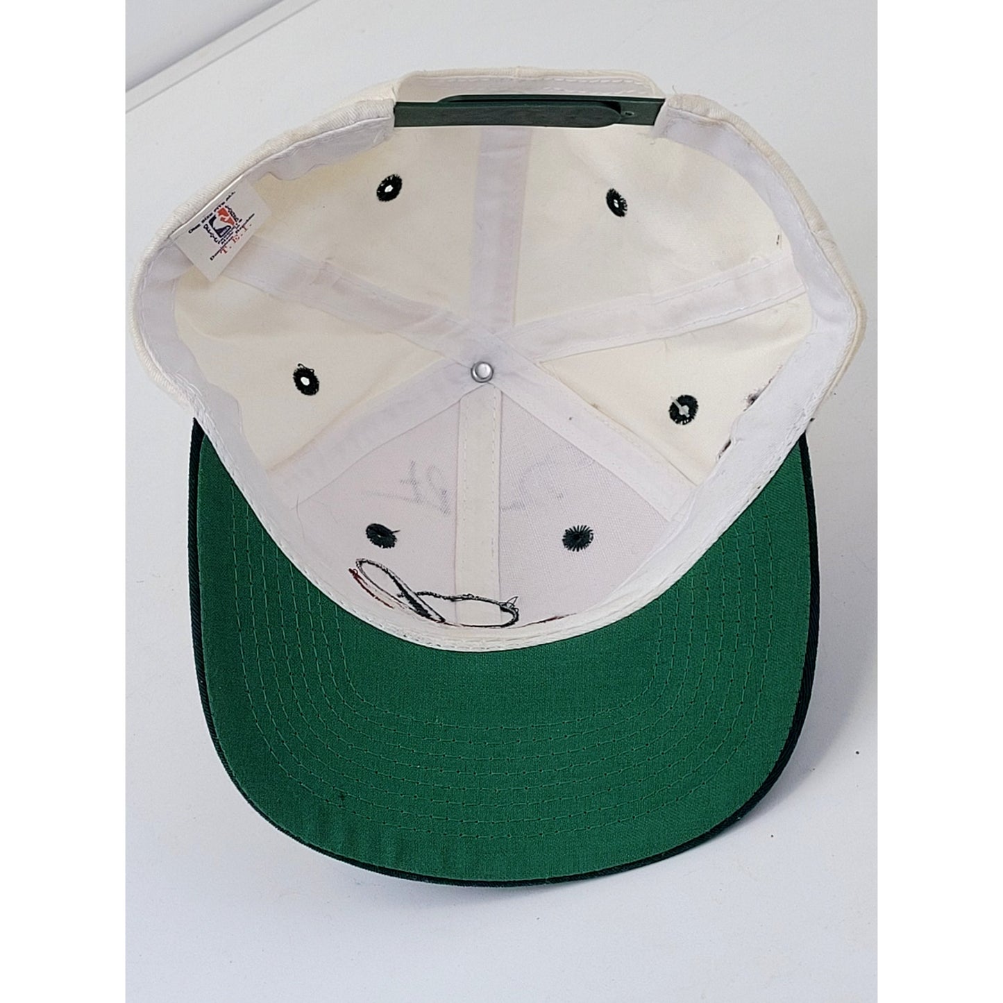 Vintage 1990s Seattle Sonics Snapback Hat Signed by Gary Payton NWT