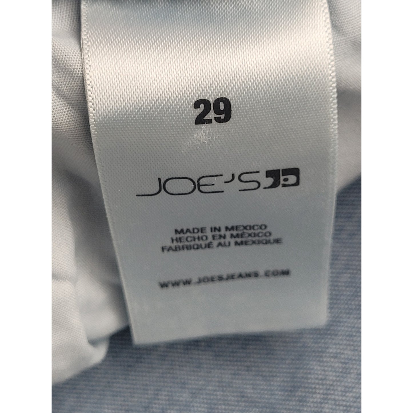 Joe's Jeans The Callie High Rise Cropped Boot Light Wash Women's Sz 29