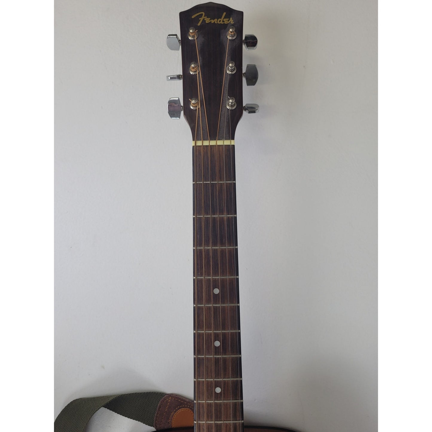 Fender DG-10LH NS Left-handed Acoustic Guitar w Case EUC