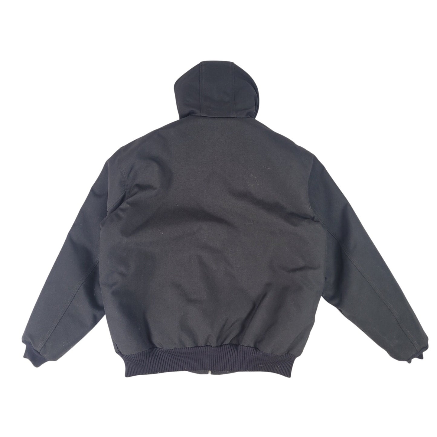 Carhartt Insulated Active Jacket Nylon Canvas Black Men's Sz L Tall