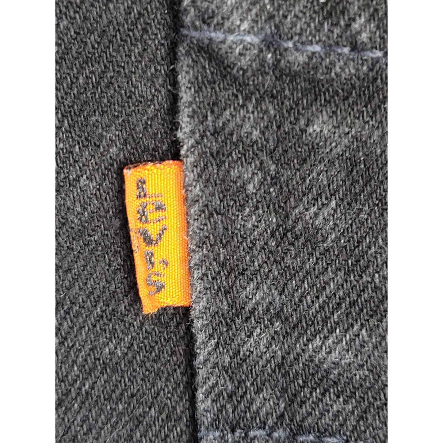 Vintage 90s Levi's 550 Orange Tab Black Relaxed Fit Jeans Men's Sz 36 X 34