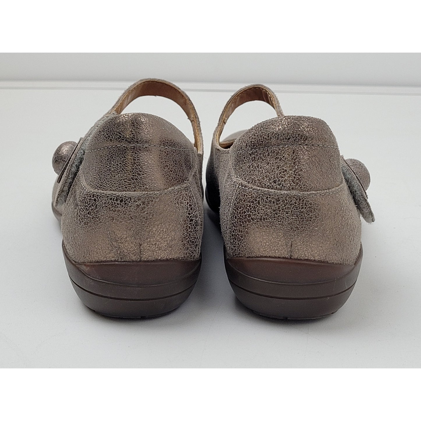 Mephisto Women’s Odalys Air-Jet Silver Mary Jane Shoes Size 6.5