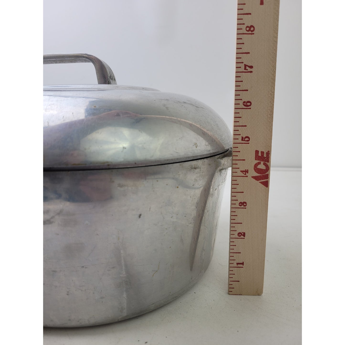 Wagner Ware Magnalite Aluminum Roaster 4265 P With Lid | Flat Bottom