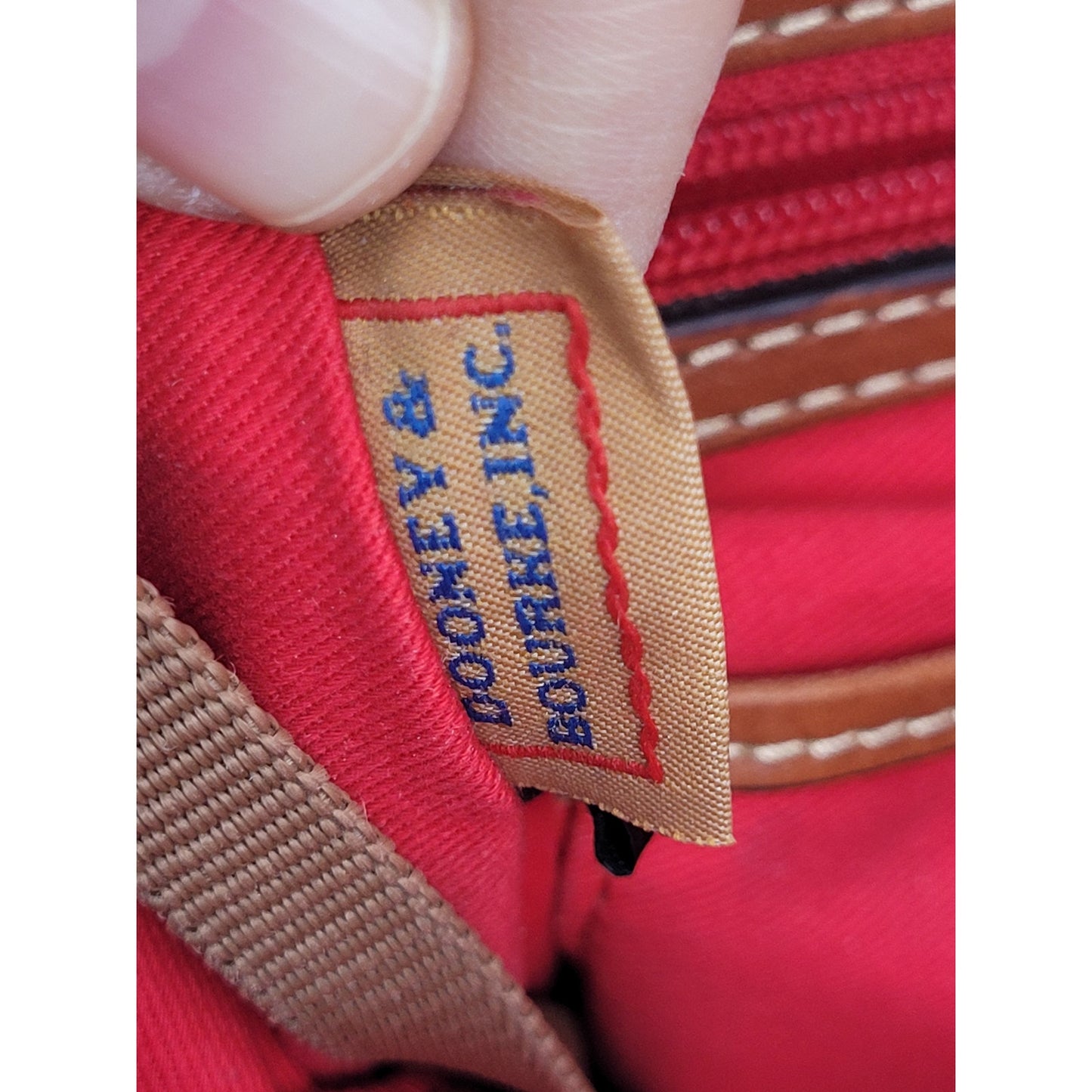 Dooney & Bourke Pebble Grain Small Lexington Purse Blue & Brown