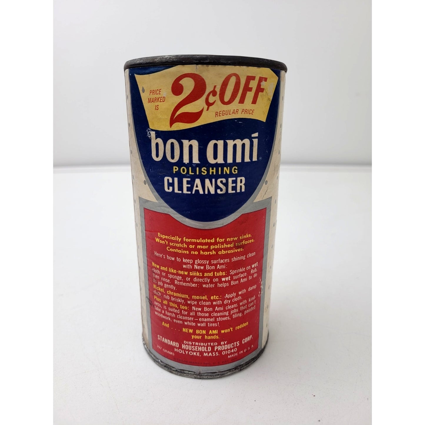 Vintage 1950s-60s Laundry Household Cleaning Supplies - Full Containers