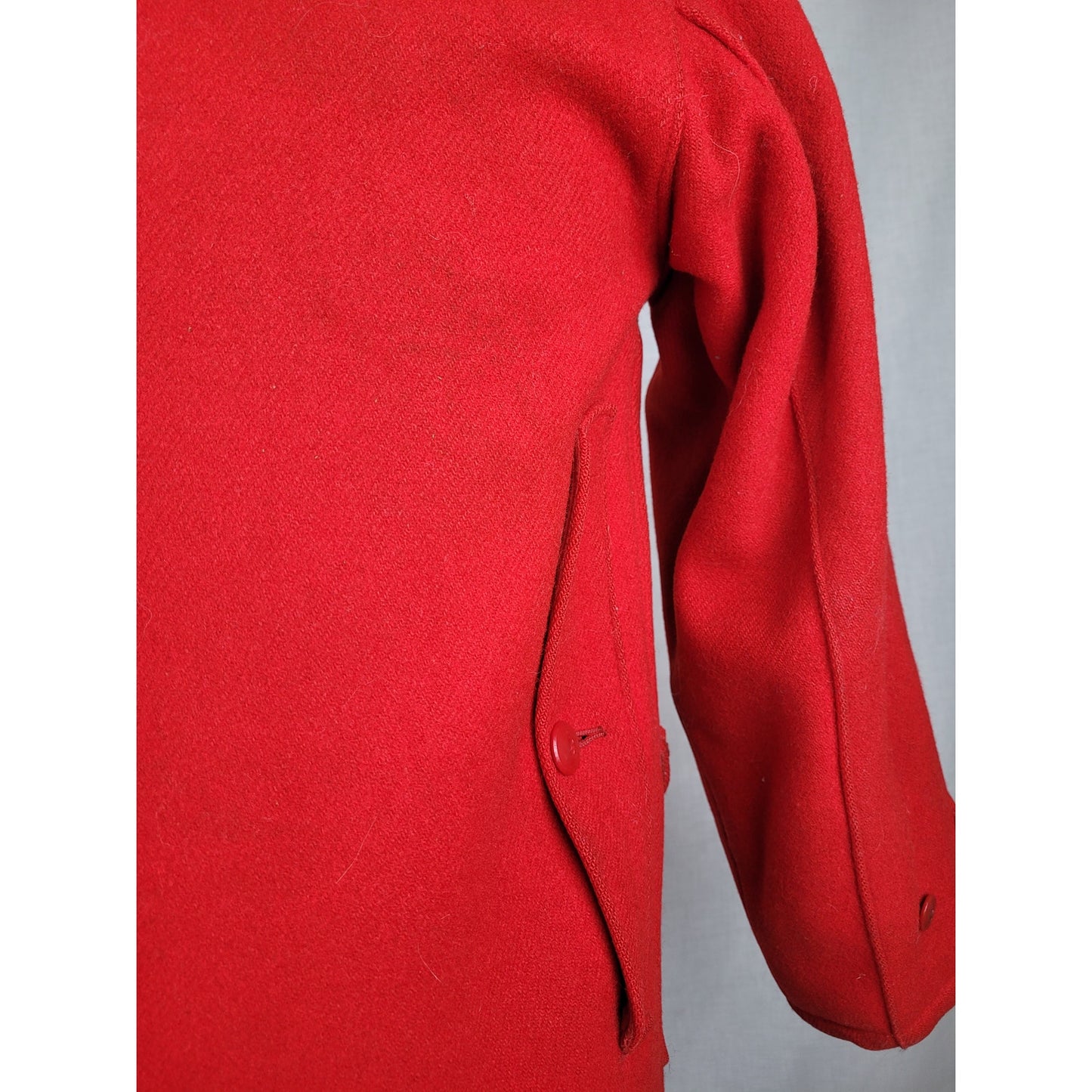 1940-50s Woolrich Red Wool Hunting Jacket Men's Sz 38 (M)