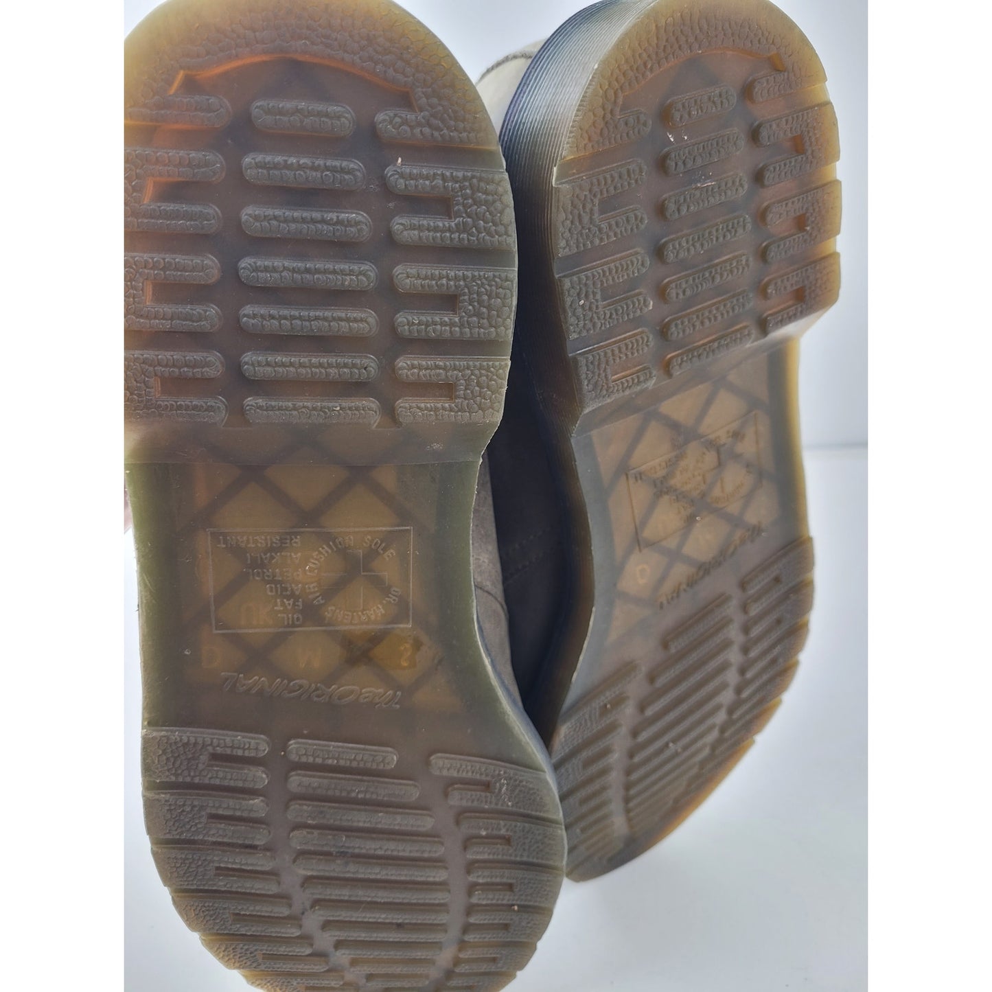 Dr. Martens The Original Brown Leather Oxford Shoes Men's US Sz 12