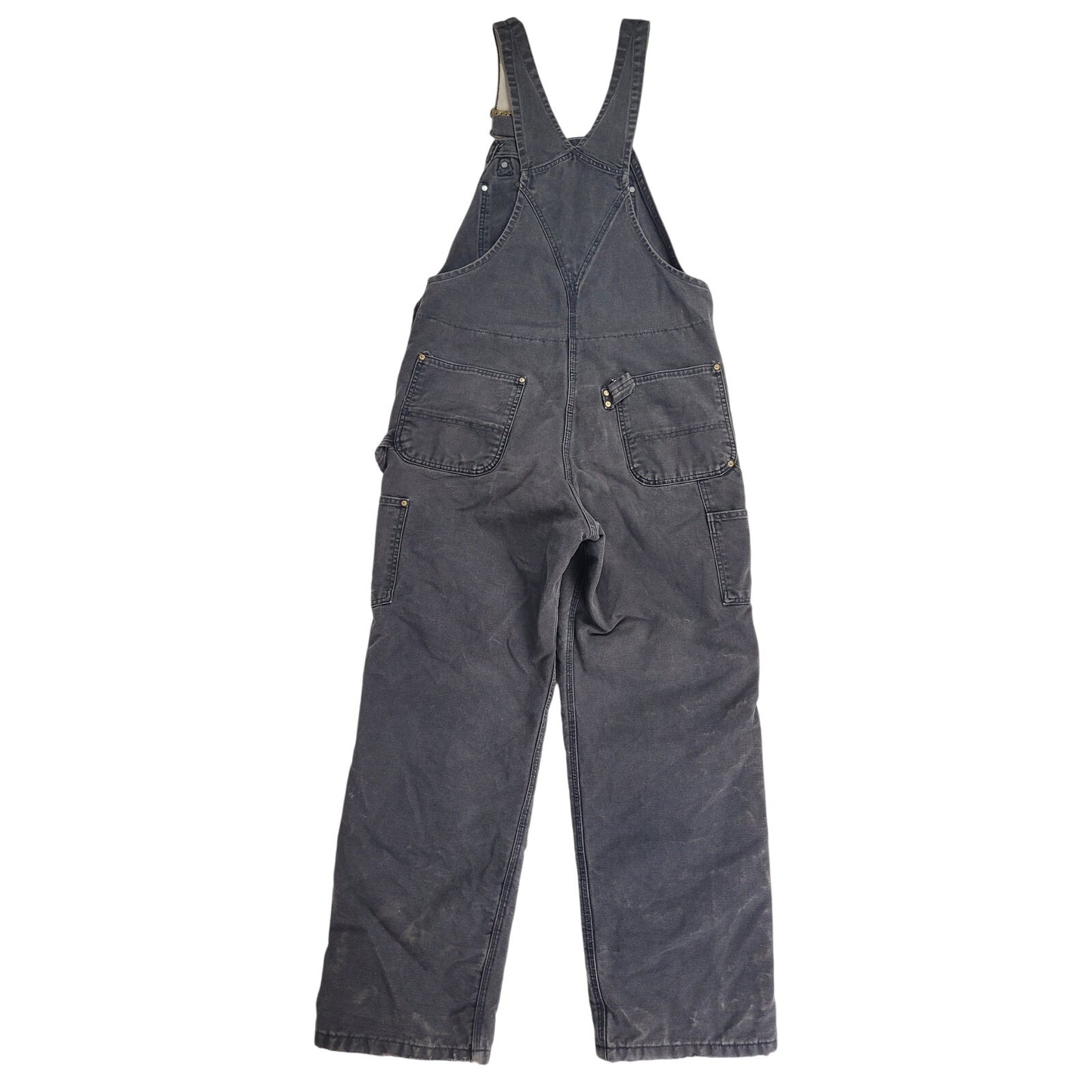 Carhartt Distressed Double Knee Bib Overalls Approx. Men's Sz 38" x 32"