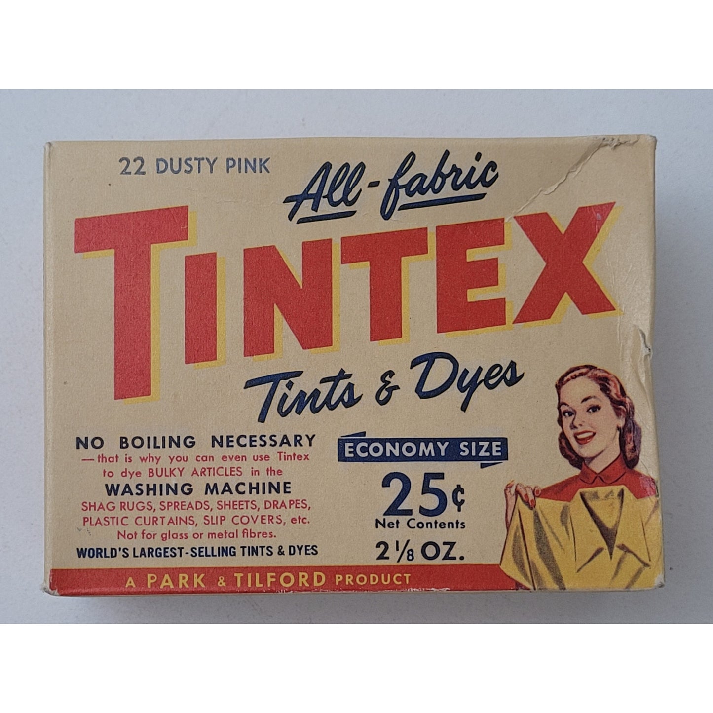 Vintage 1950s-60s Laundry Household Cleaning Supplies - Full Containers