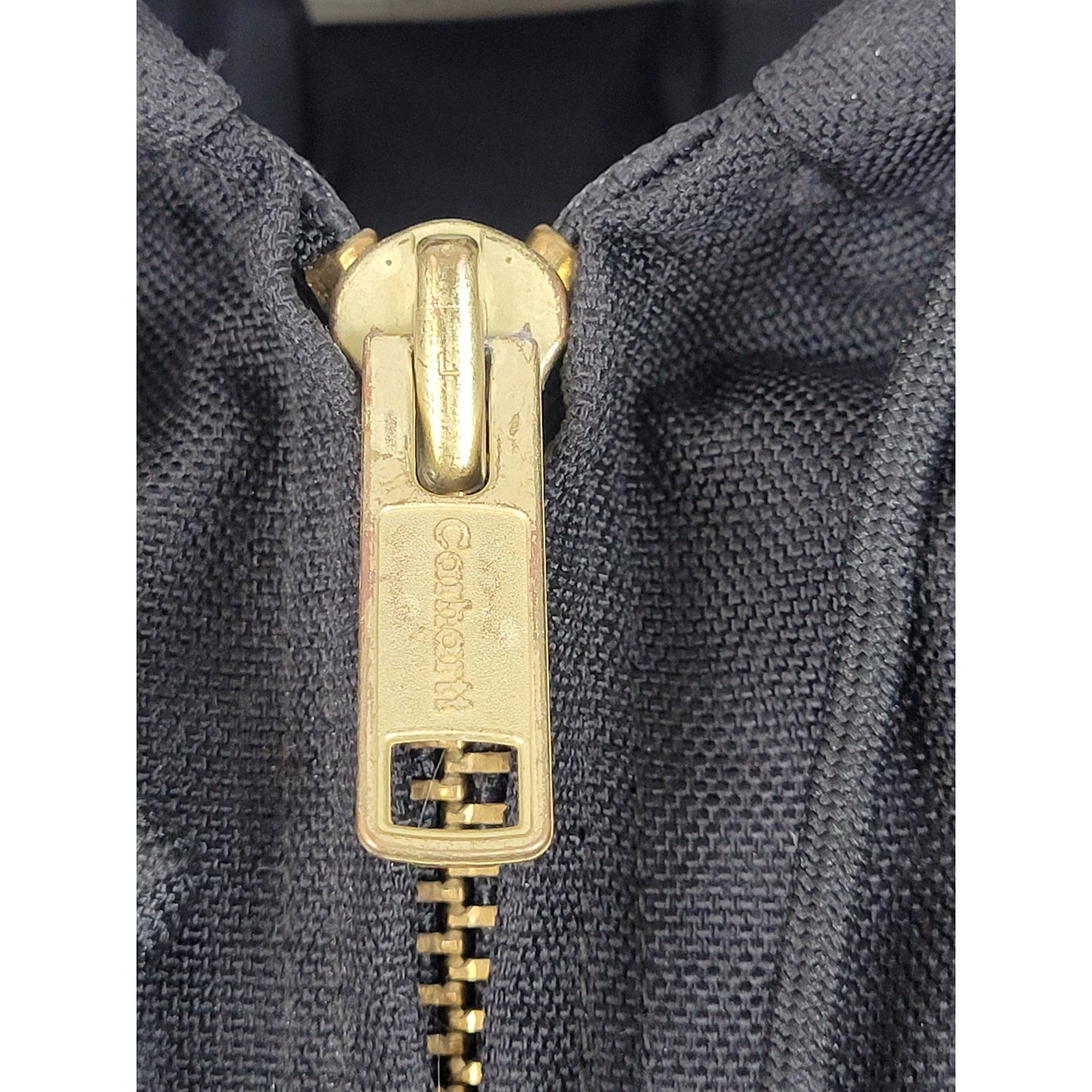 Carhartt Insulated Active Jacket Nylon Canvas Black Men's Sz L Tall