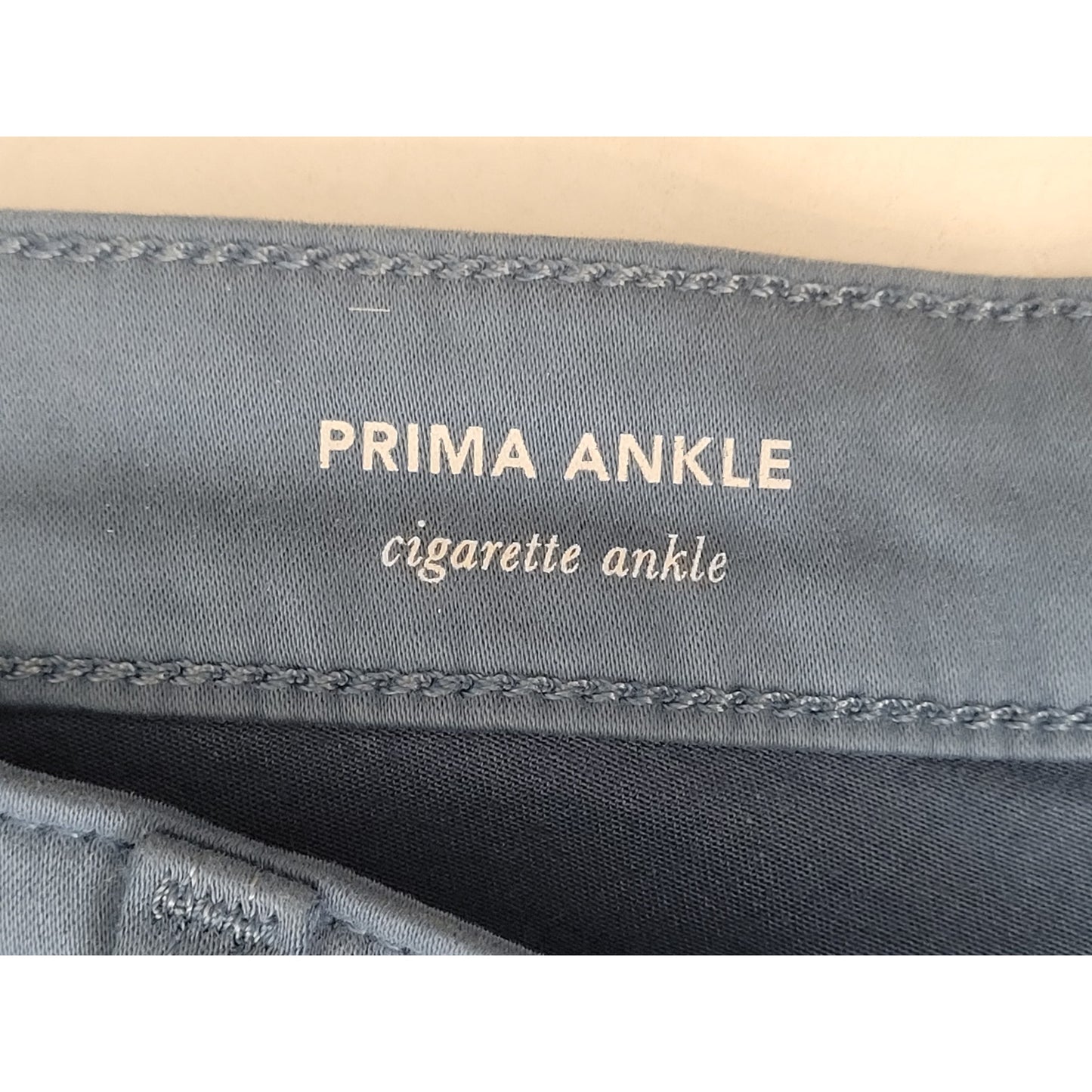AG Adriano Goldschmied Slate Blue Prima Cigarette Ankle Pants Women's Sz 31