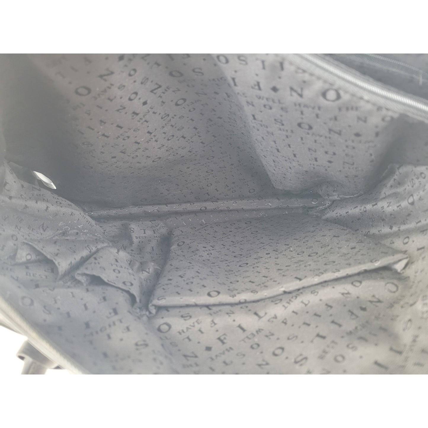Filson Black Leather Tote Bag 17" x 15" x 8" EUC