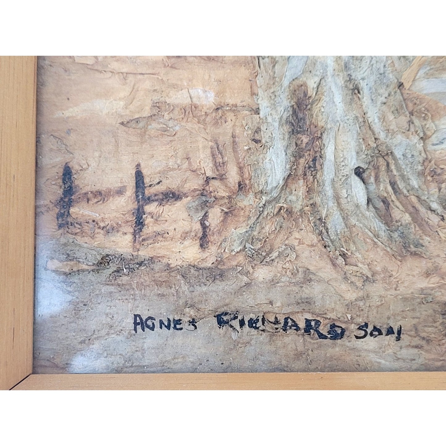 Agnes Richardson Tree Bark Australian Landscape