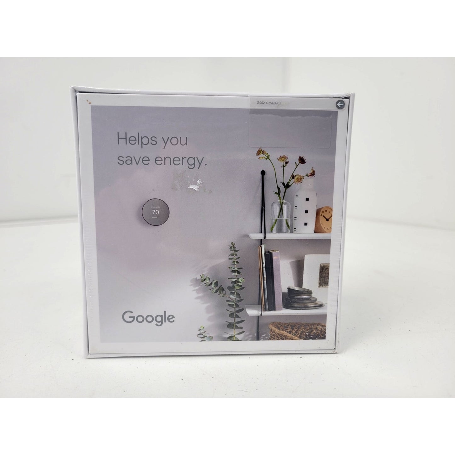 Google Nest Smart Programmable Thermostat Charcoal Color New Sealed Condition