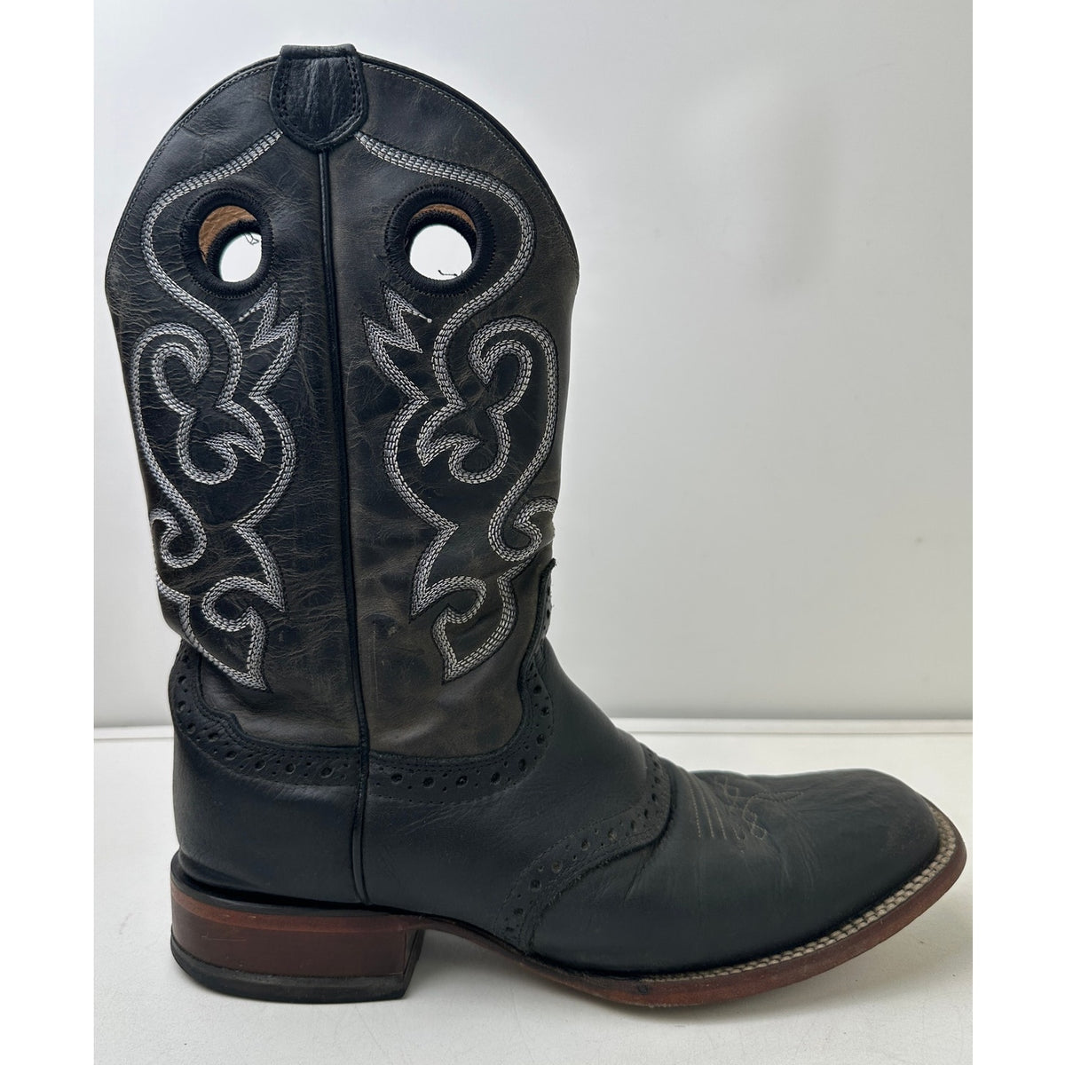 Cody James Sinatra Black Leather Western Boots Men's Sz 9