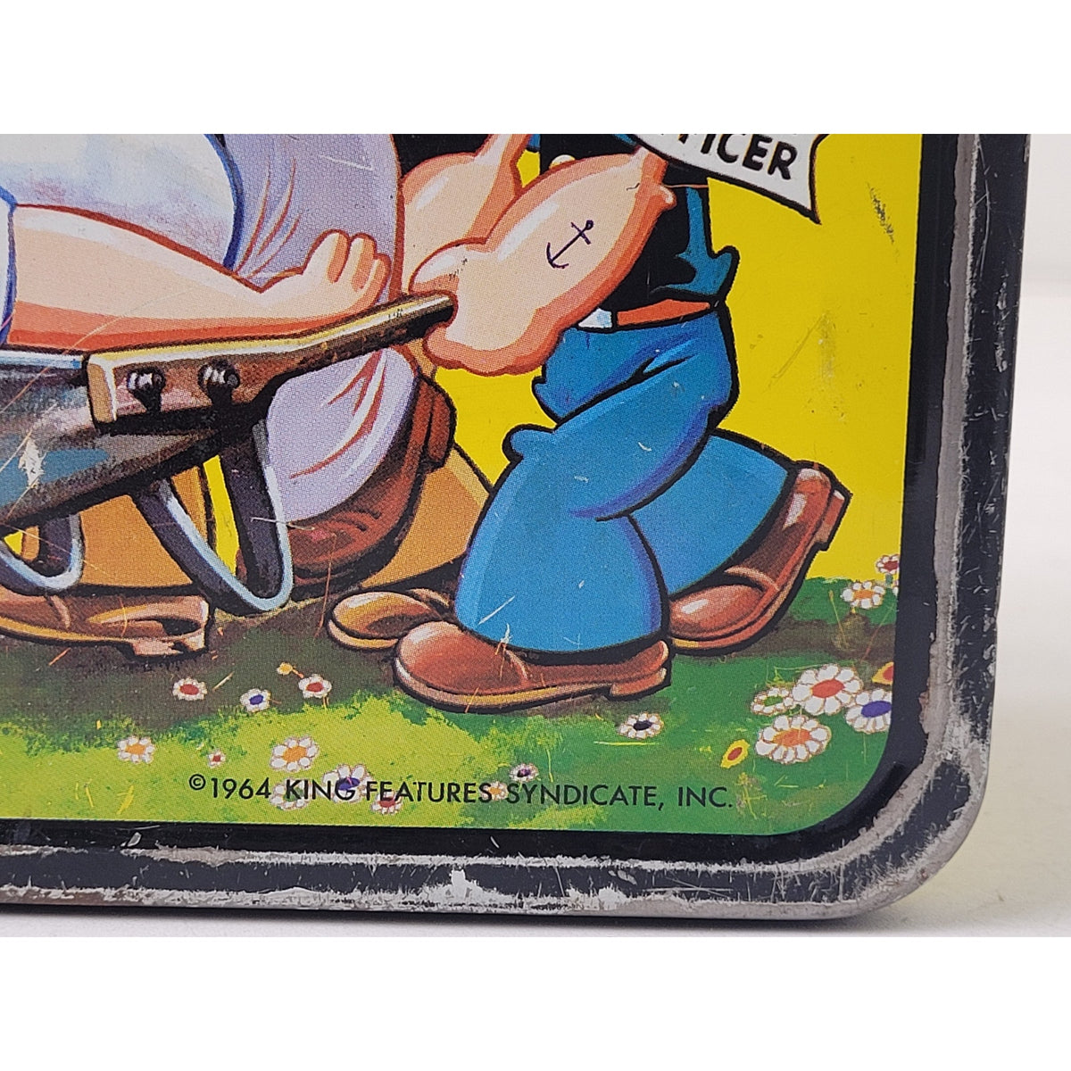1964 Thermos/King-Seeley Popey Metal Lunch Box (Without Thermos)