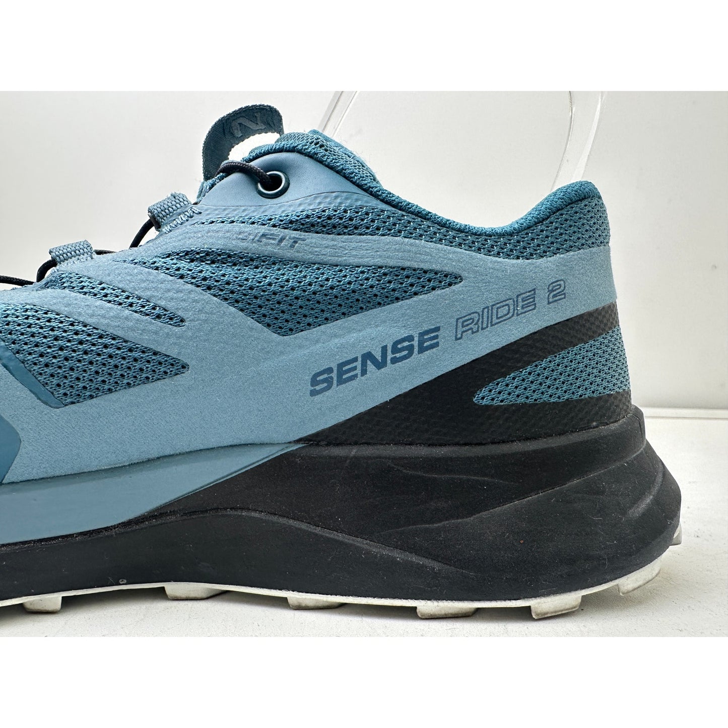 Saloman Sense Ride 2 Vibe Teal Mesh Trail Running Sneakers Women's Sz 7
