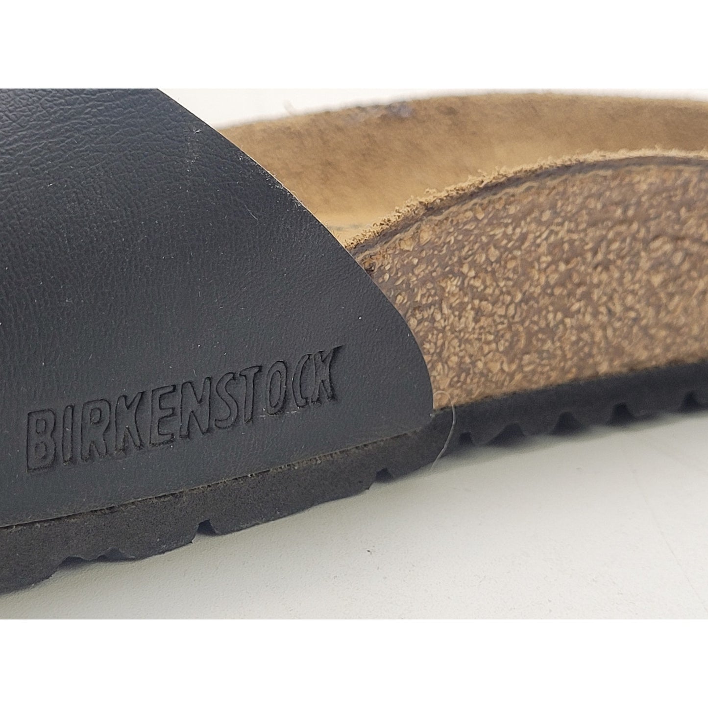 Birkenstock Madrid Sandal Black Birk-Flor Single Strap Sandal Sz 35 (Women's 4)