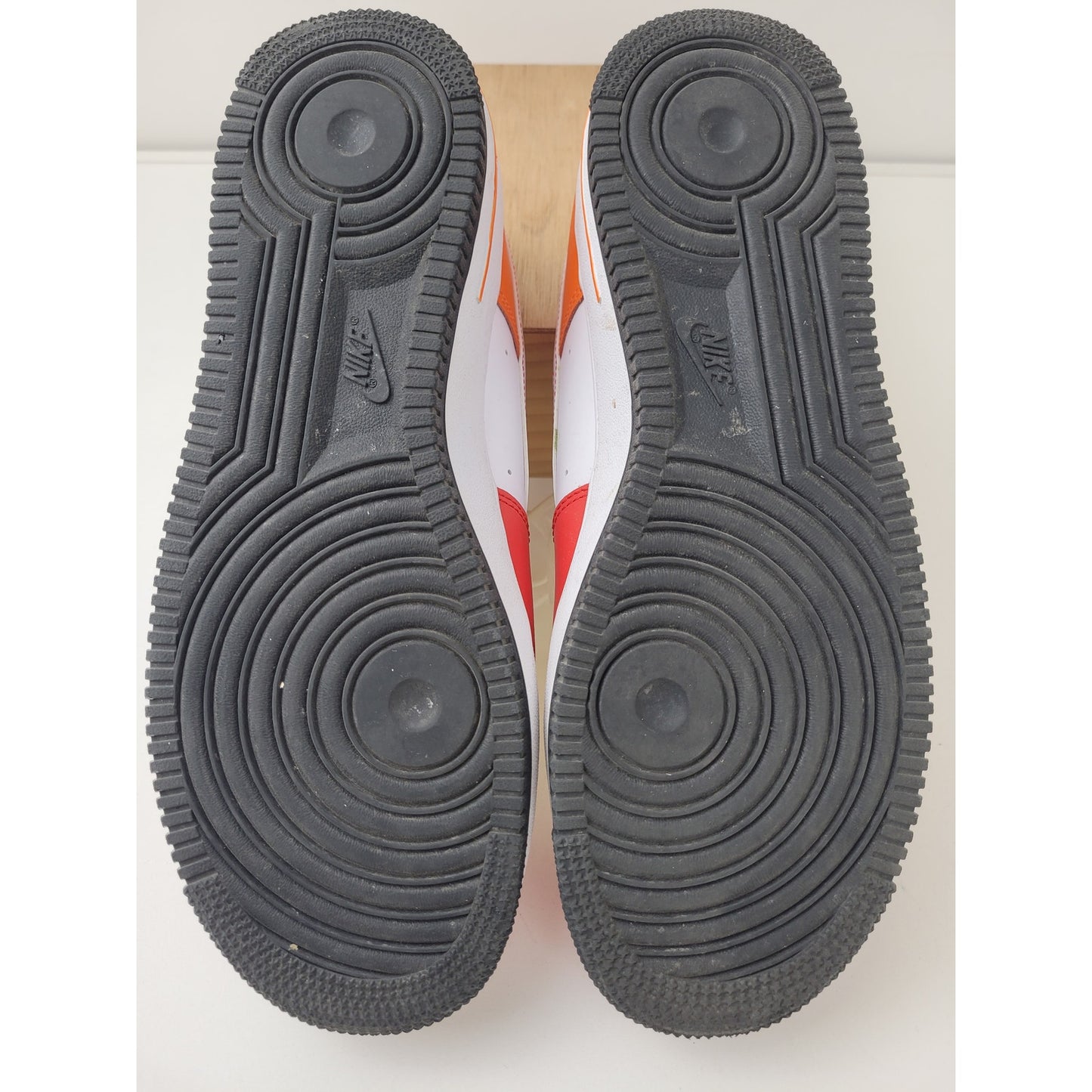 Nike Air Force 1 Low 07 LV8 Sneakers Rubiks White Red Blue Men Sz 10.5