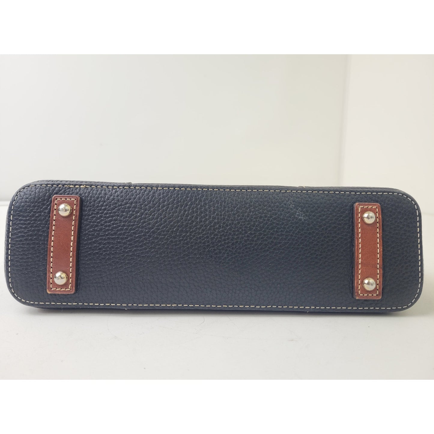 Dooney & Bourke Black Pebble Grain Leather Small Lexington Shopper Tote Bag