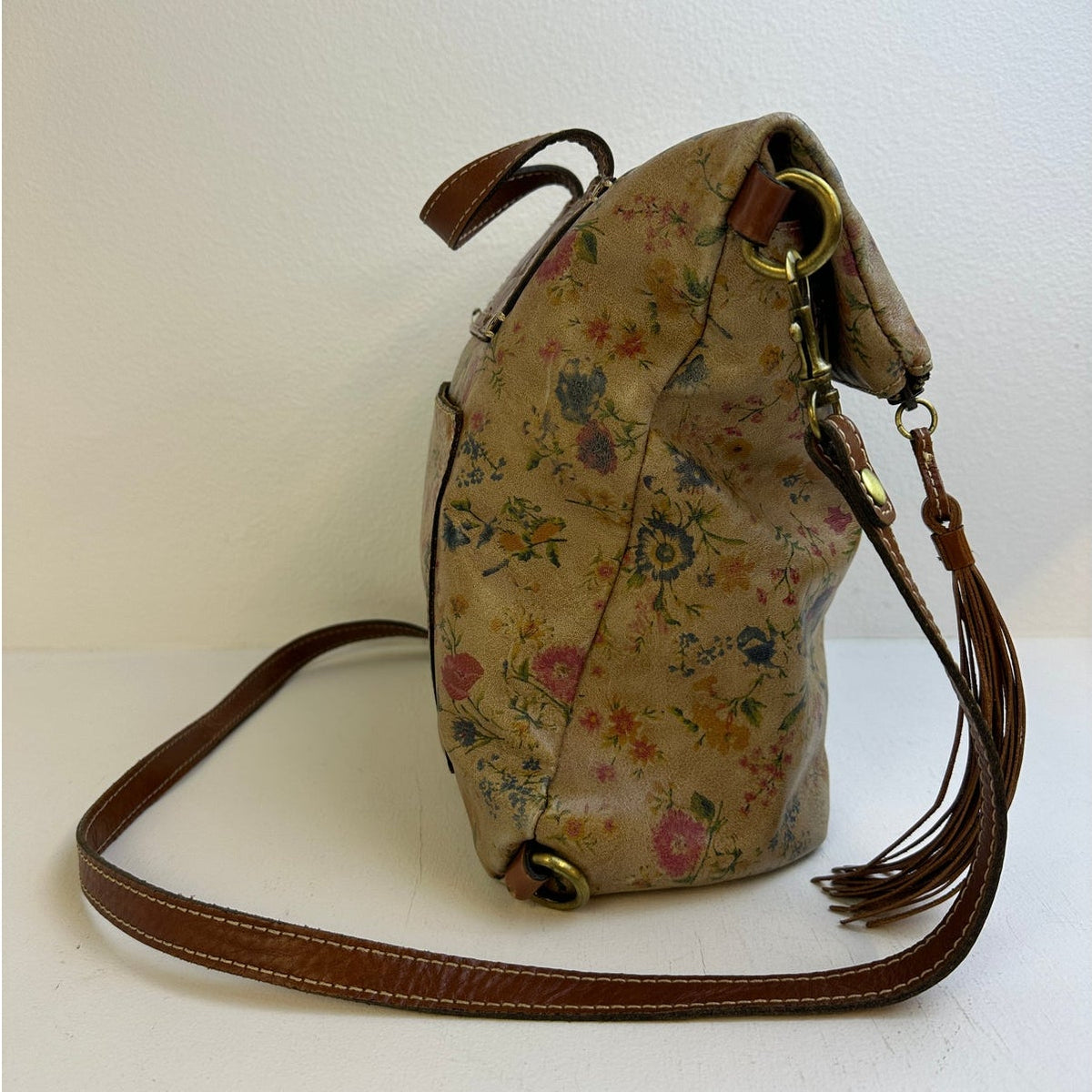 Patricia Nash Prairie Rose Luzille Convertible Backpack Crossbody Bag