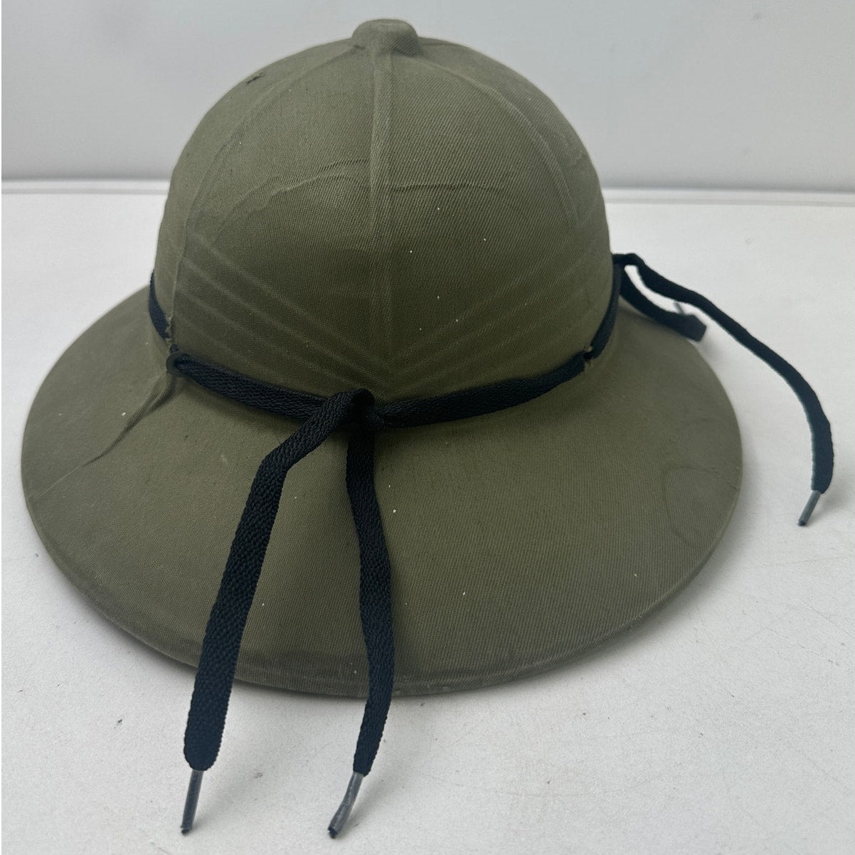 WWII Era Vintage Hawley Tropper Green Pith Helmet
