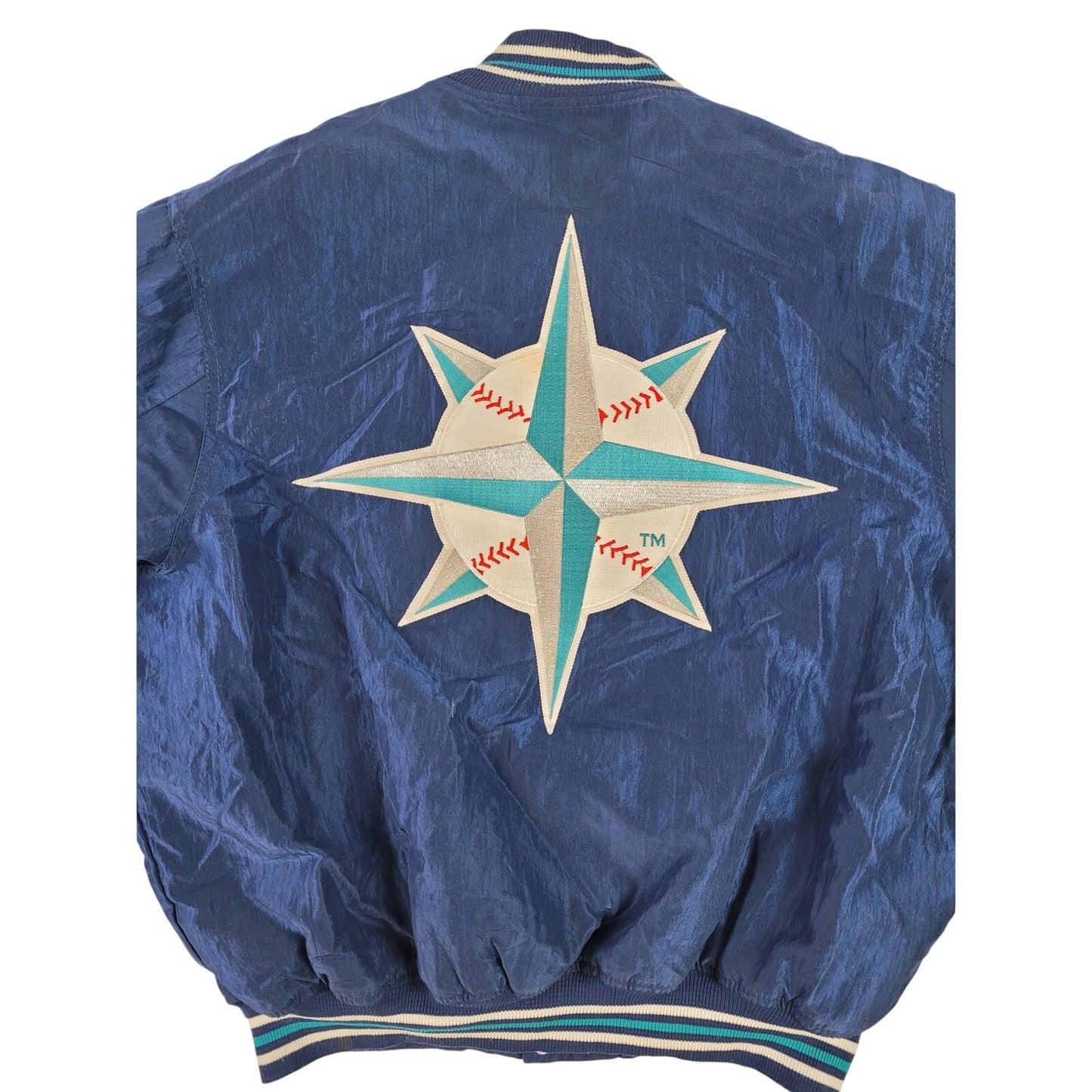 90s Start Diamond Collection Seattle Mariners Jacket Made in USA Fits M/L